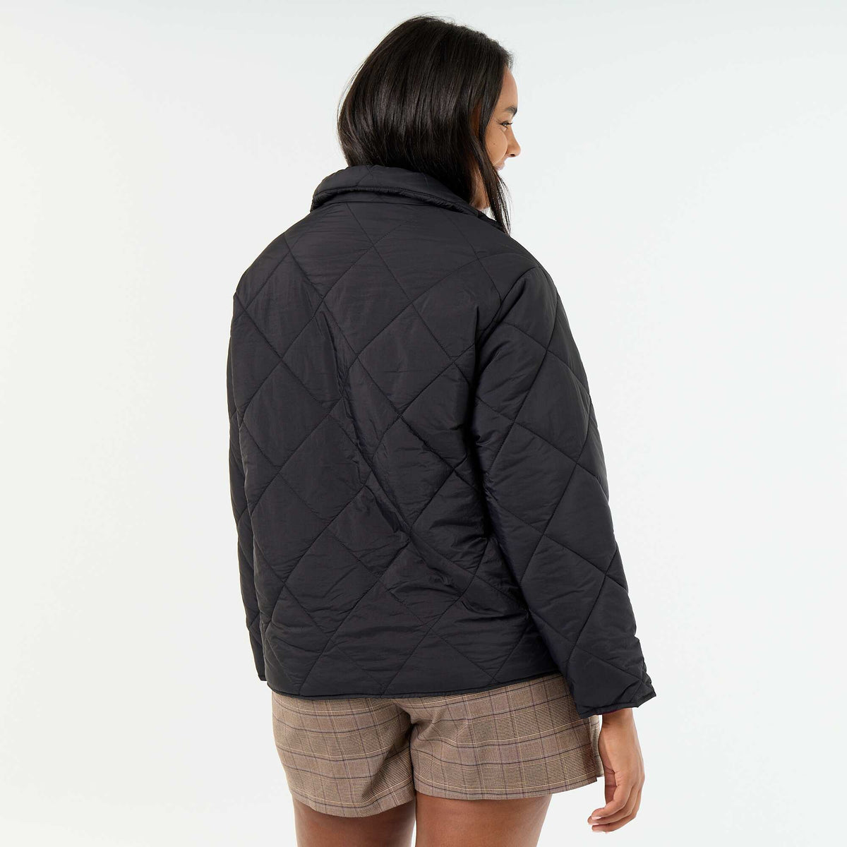 Solid Water-Repellent Jacket BLACK