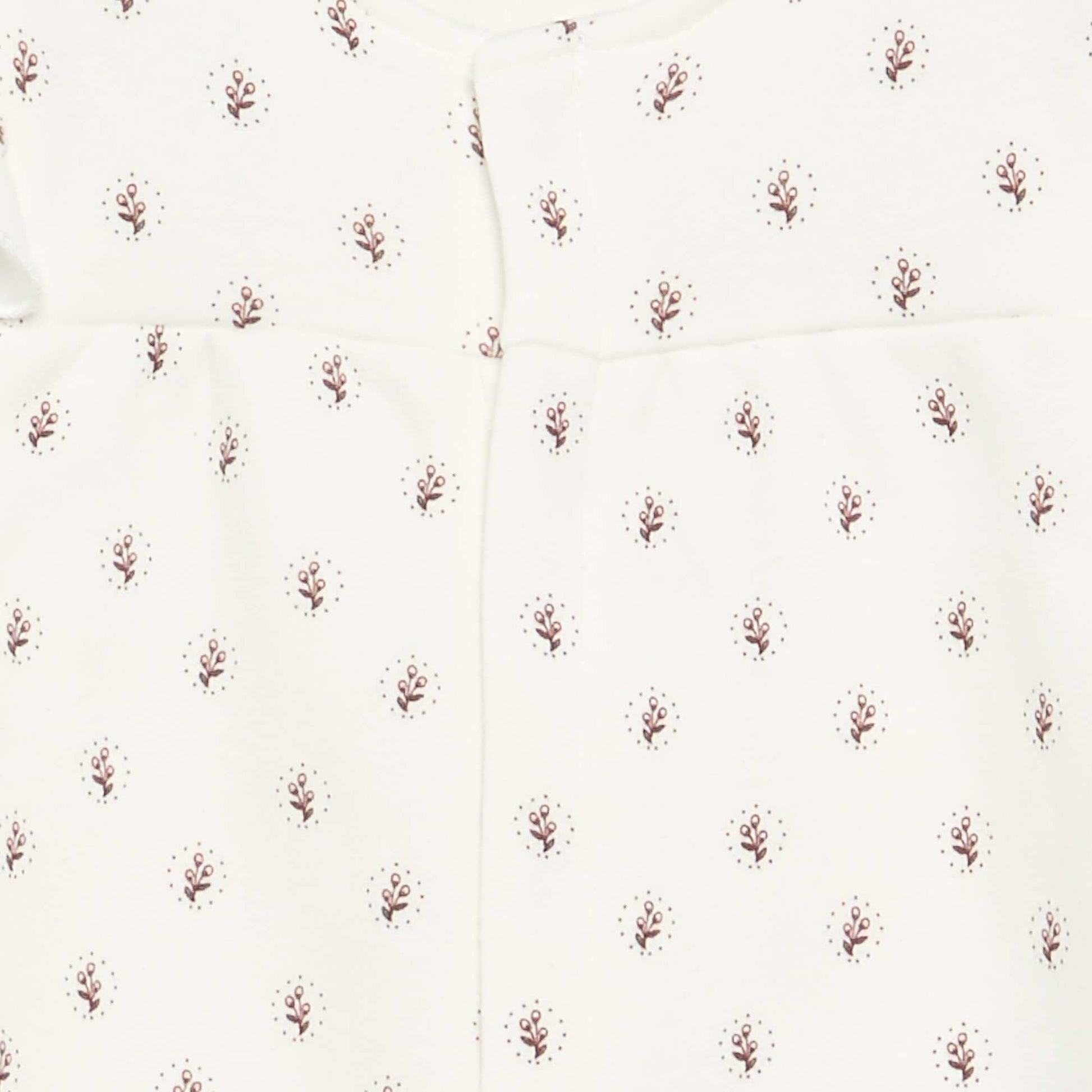Warm Footed Sleepsuit WHITE