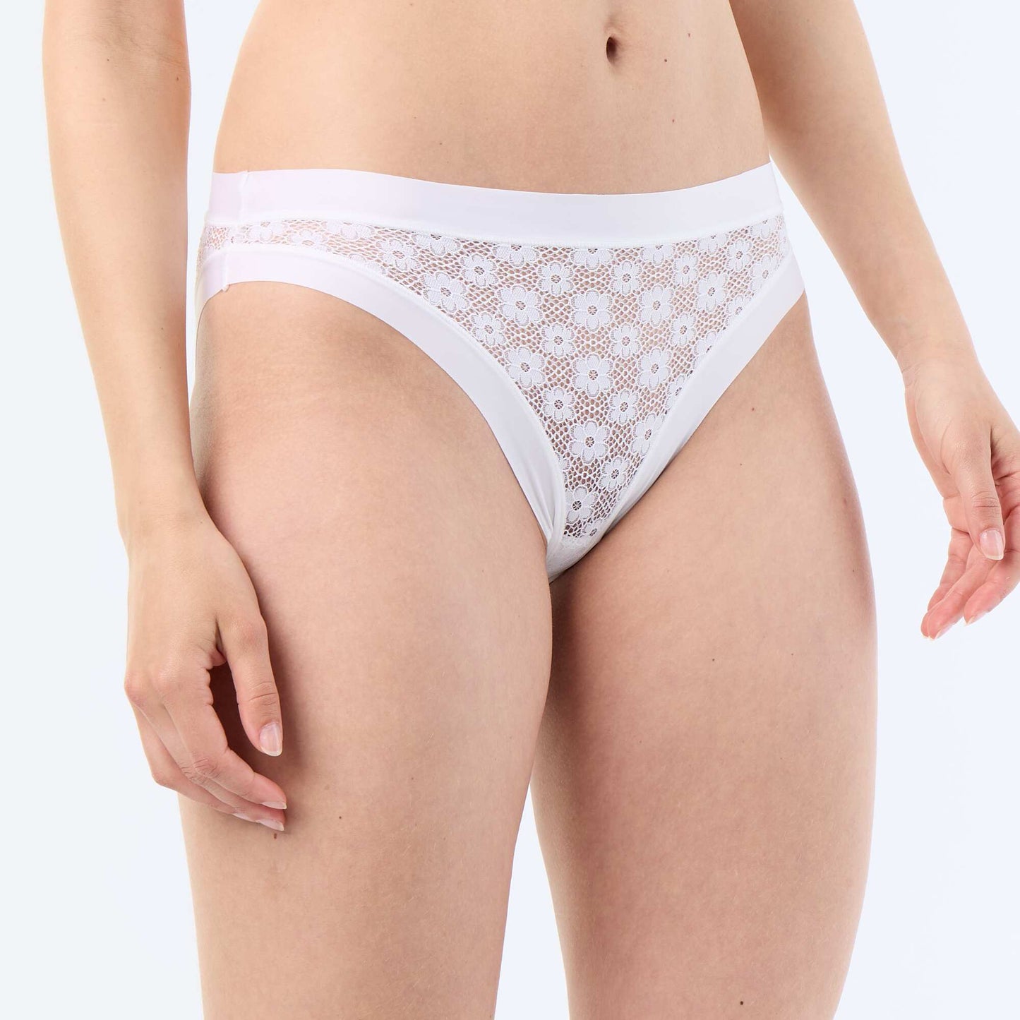 Lace Briefs WHITE