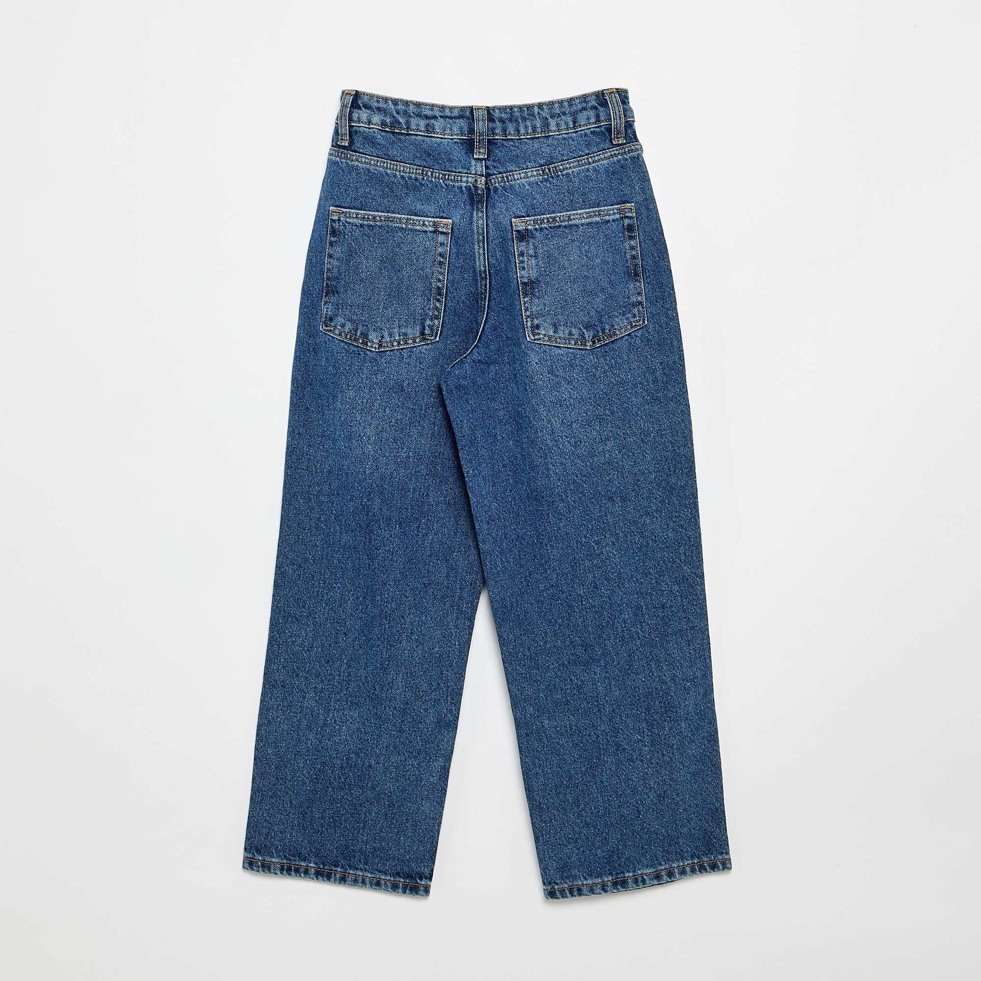 Baggy Fit Denim Trousers BLUE