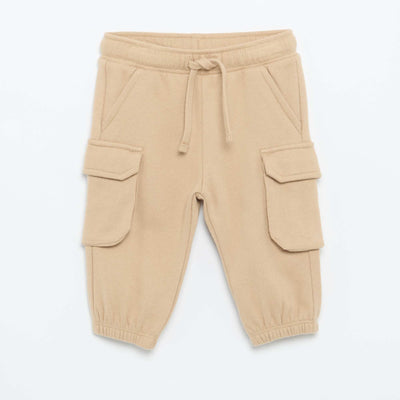 Multi-pocket jogging bottoms BEIGE
