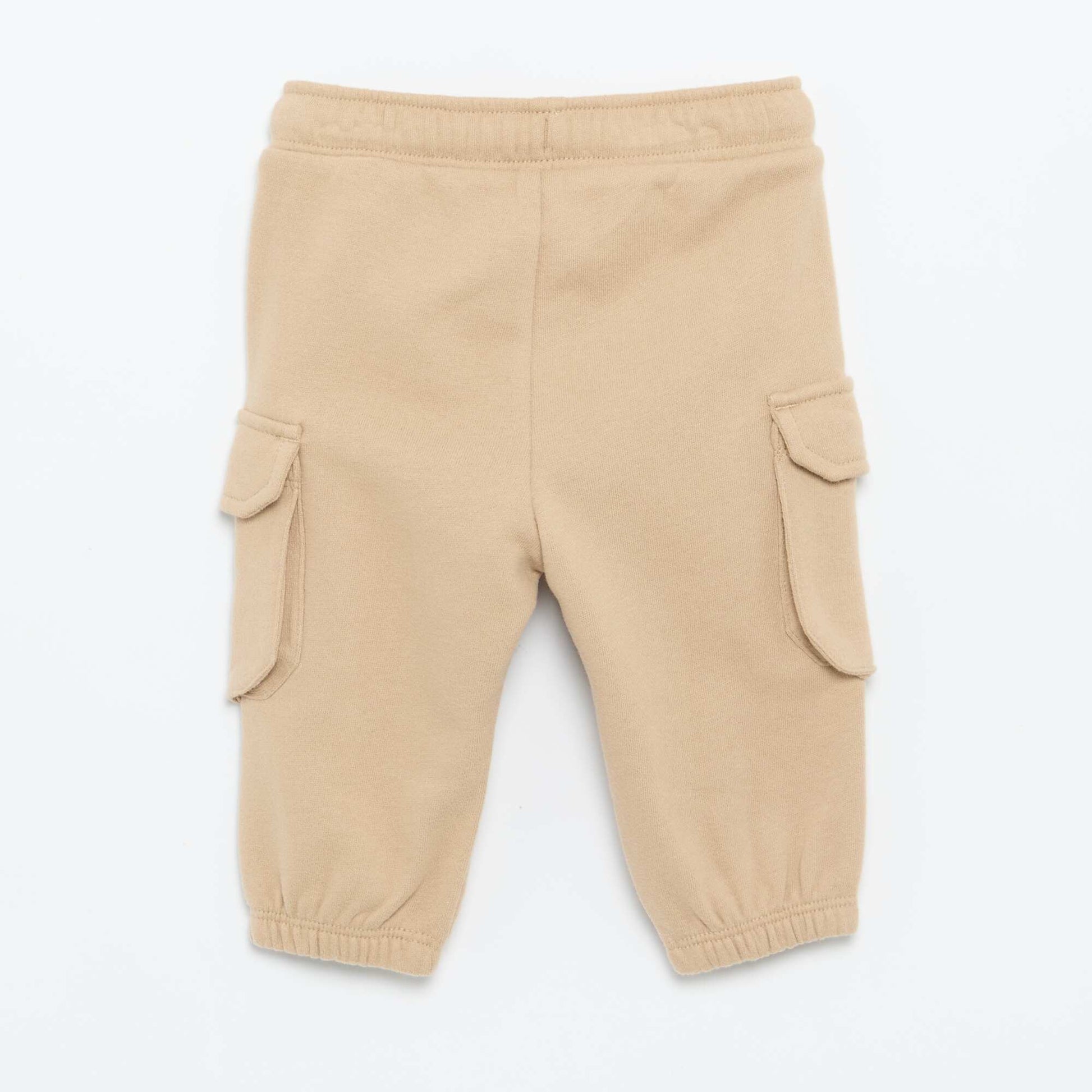 Multi-pocket jogging bottoms BEIGE