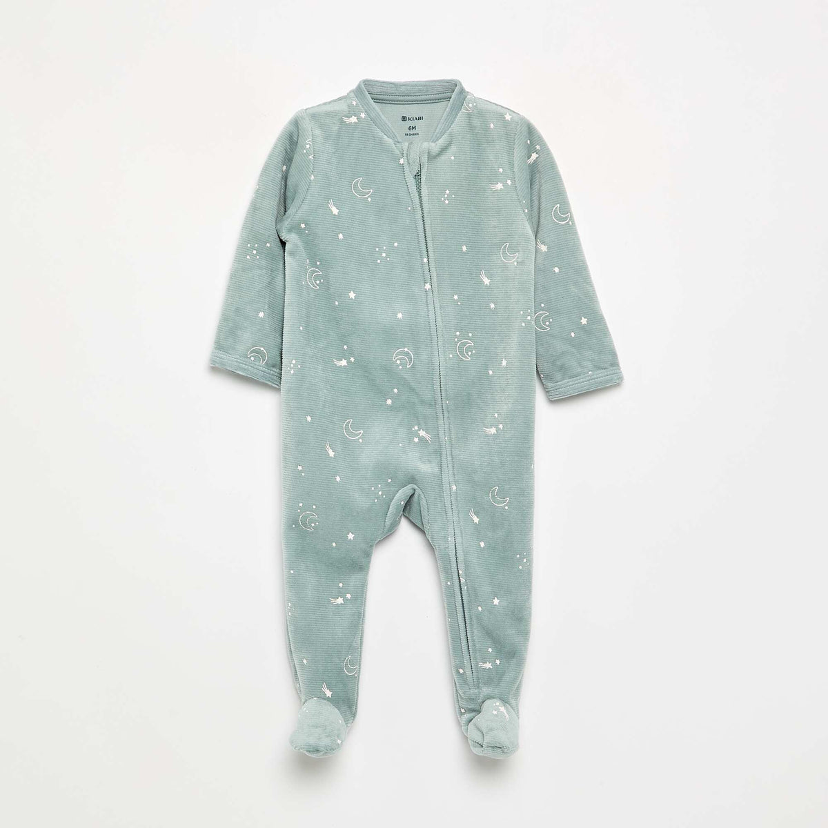 Velvet Baby Sleepsuit BLUE
