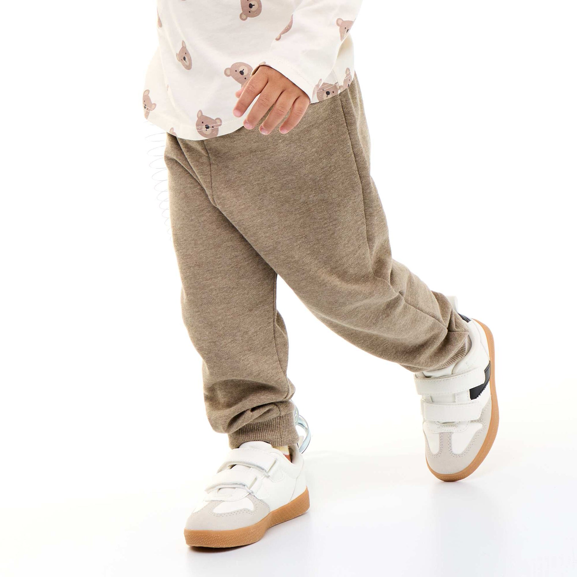 3-pack of French Terry Joggers BEIGE