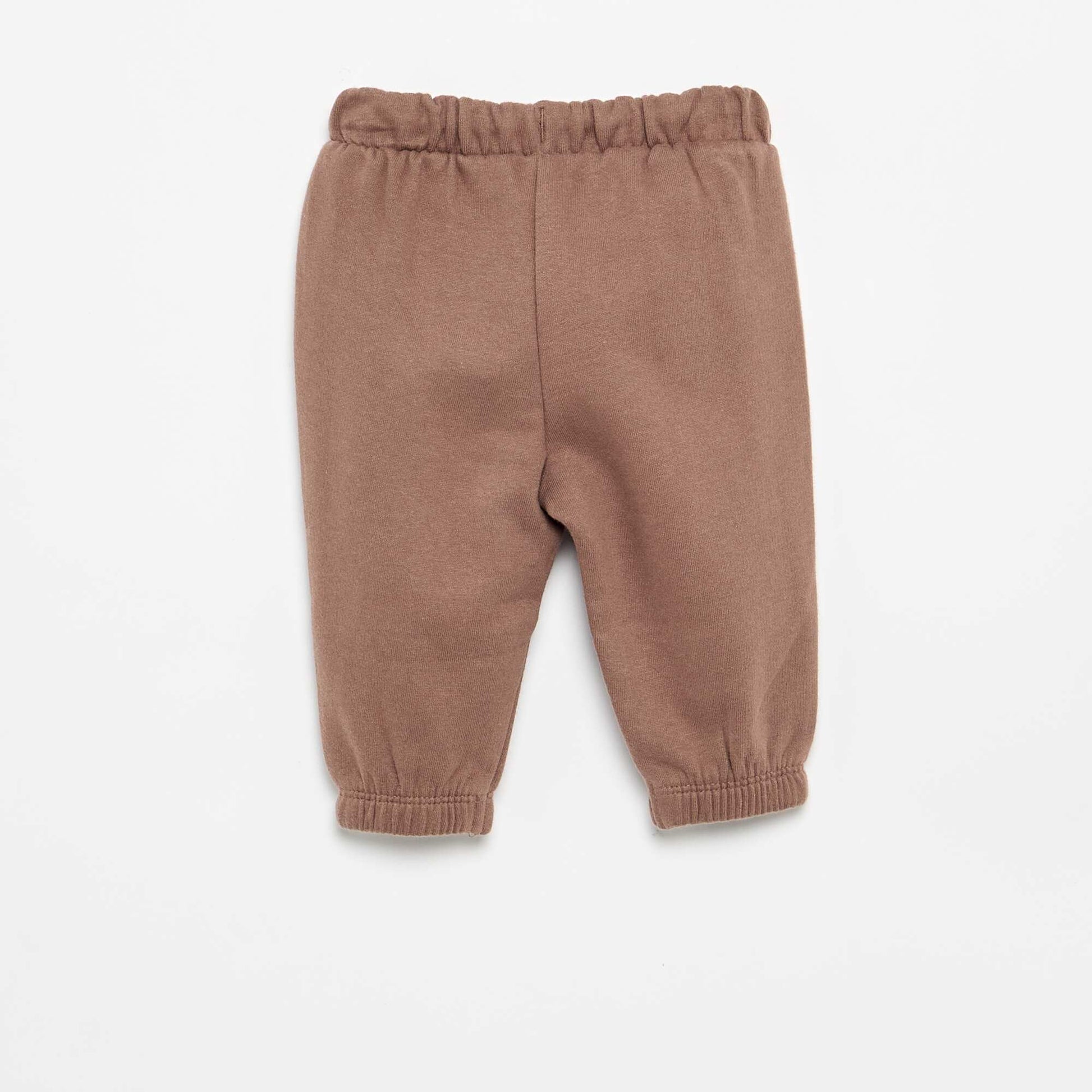Fleece Joggers BROWN