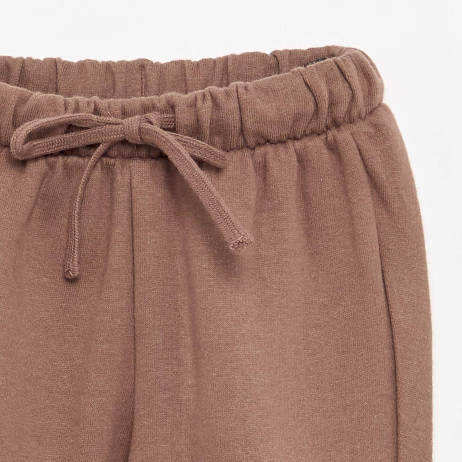 Fleece Joggers BROWN