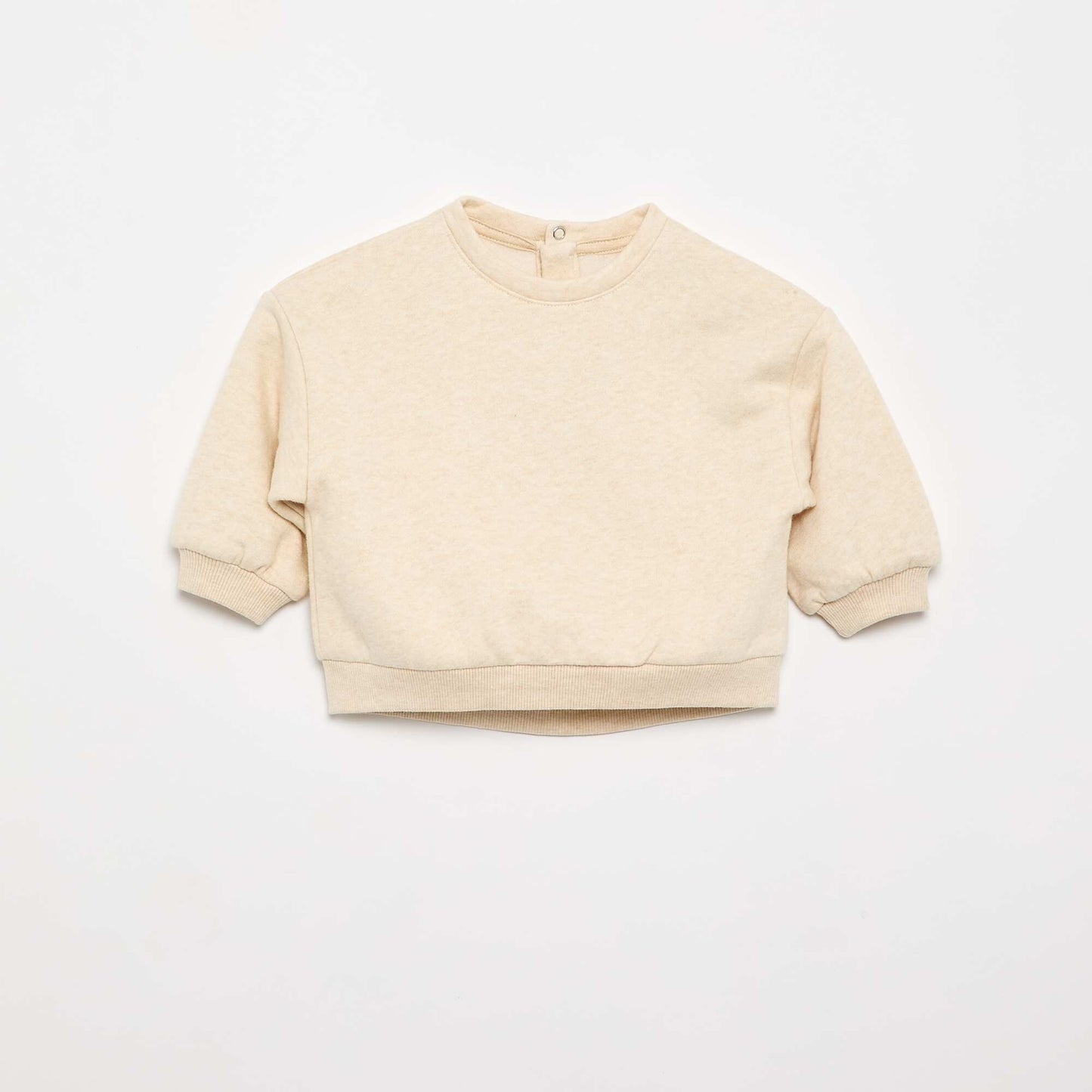 2-pack of fleece sweatshirts BEIGE