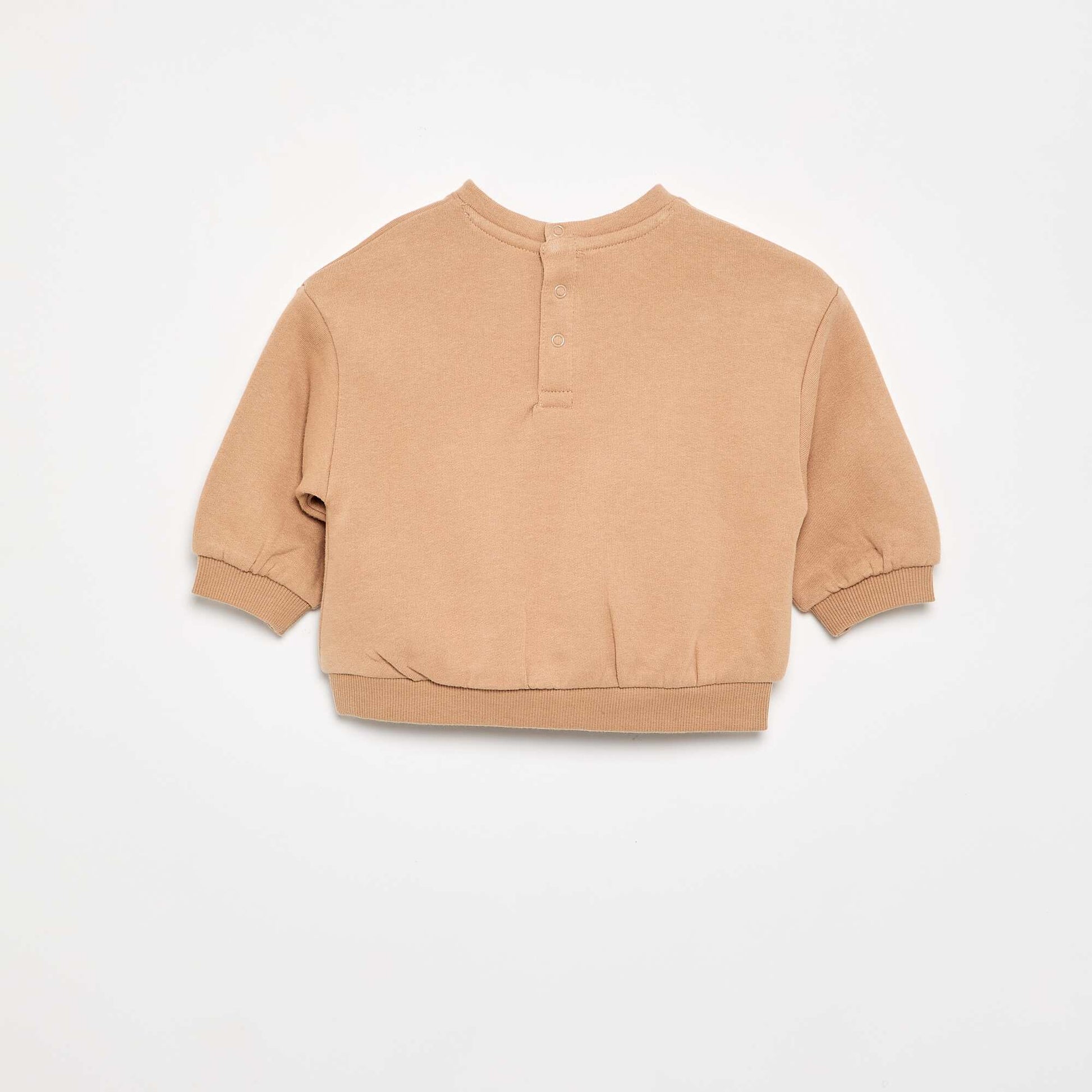 2-pack of fleece sweatshirts BEIGE