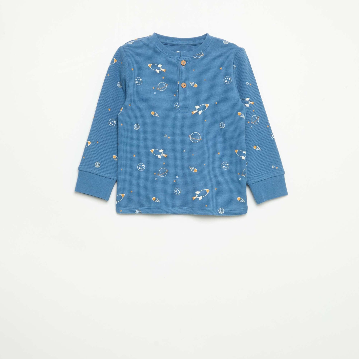 2-piece pajamas - Long-sleeved T-shirt + pants BLUE