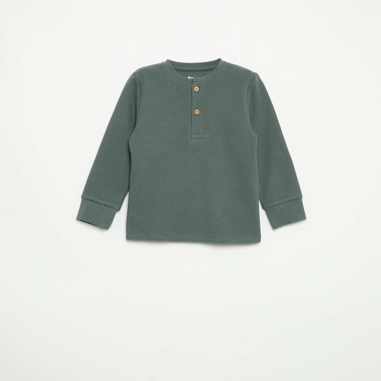 2-piece Pajamas - Long-sleeved T-shirt + Pants GREEN