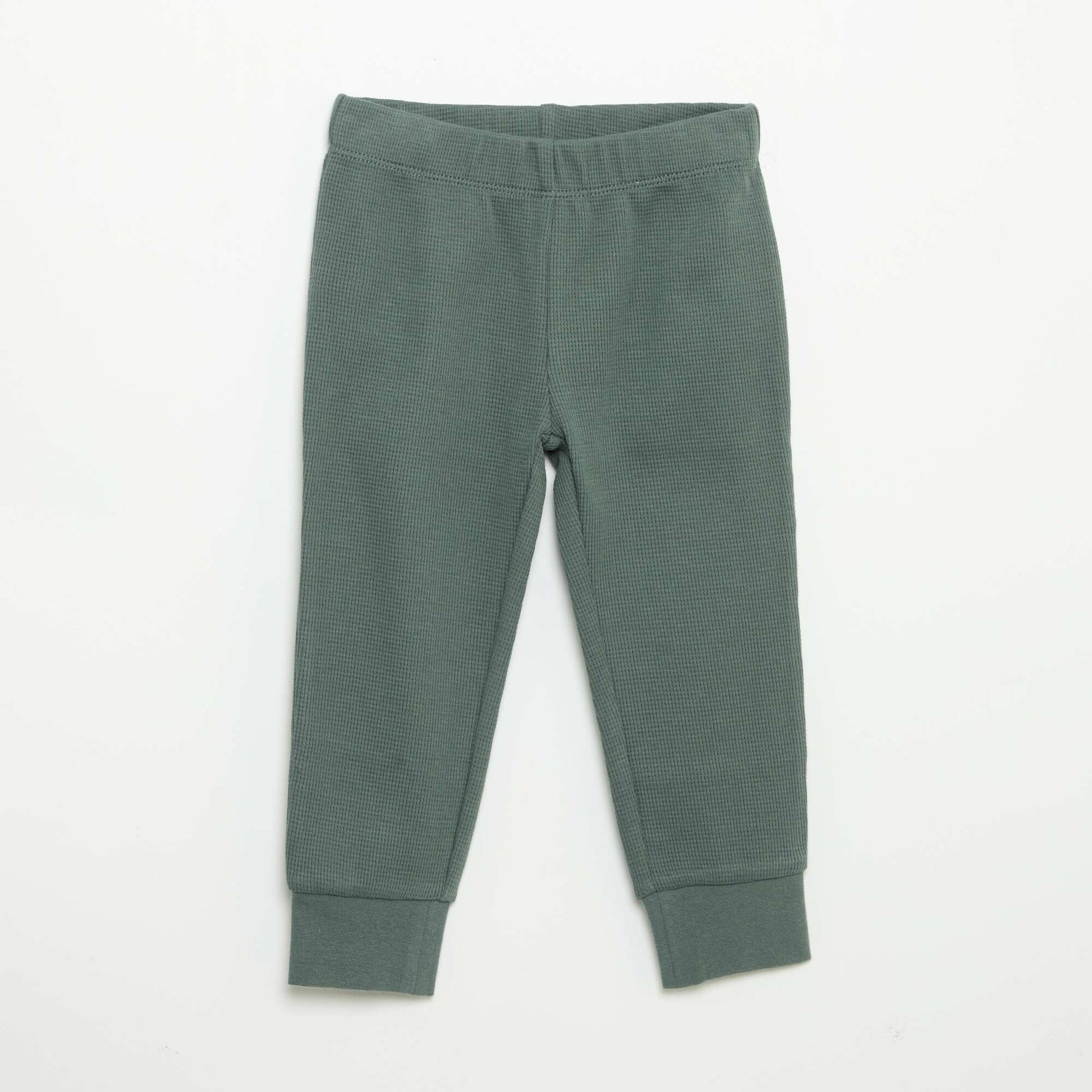 2-piece Pajamas - Long-sleeved T-shirt + Pants GREEN