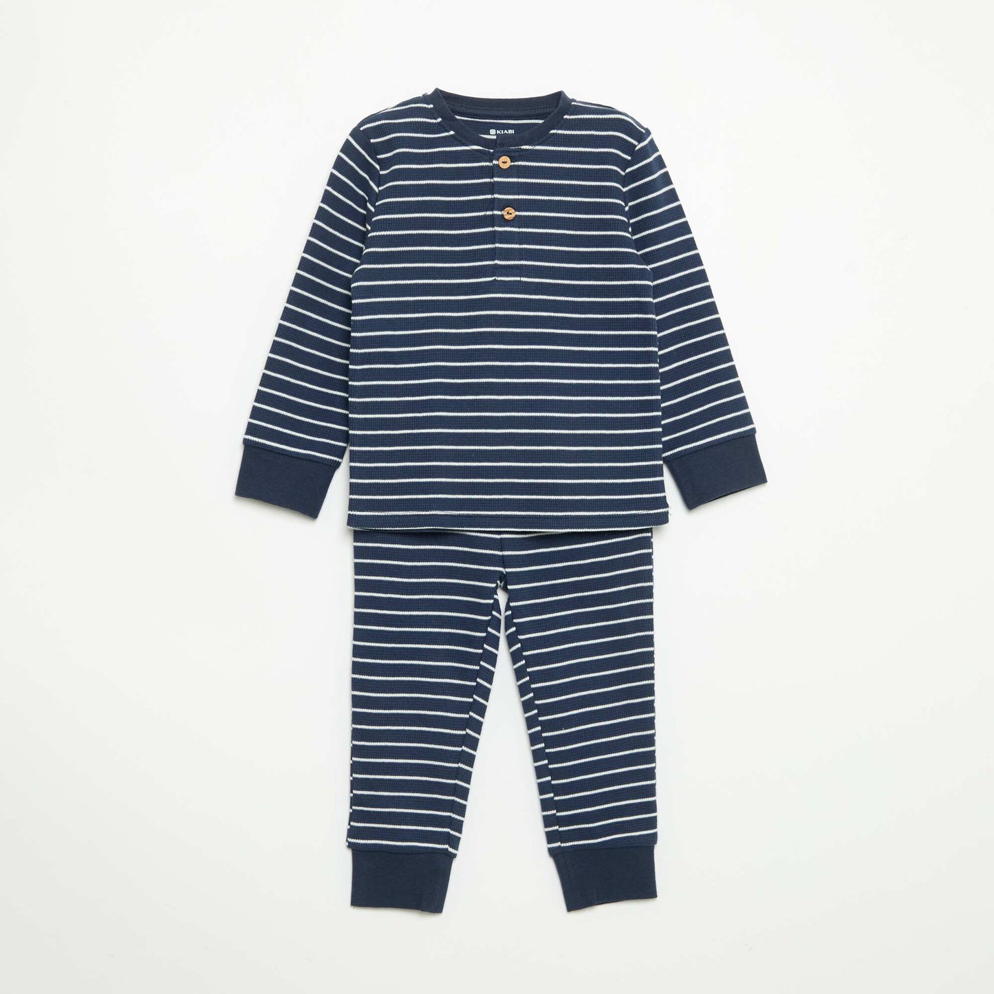 2-piece Pajamas - Long-sleeved T-shirt + Pants BLUE