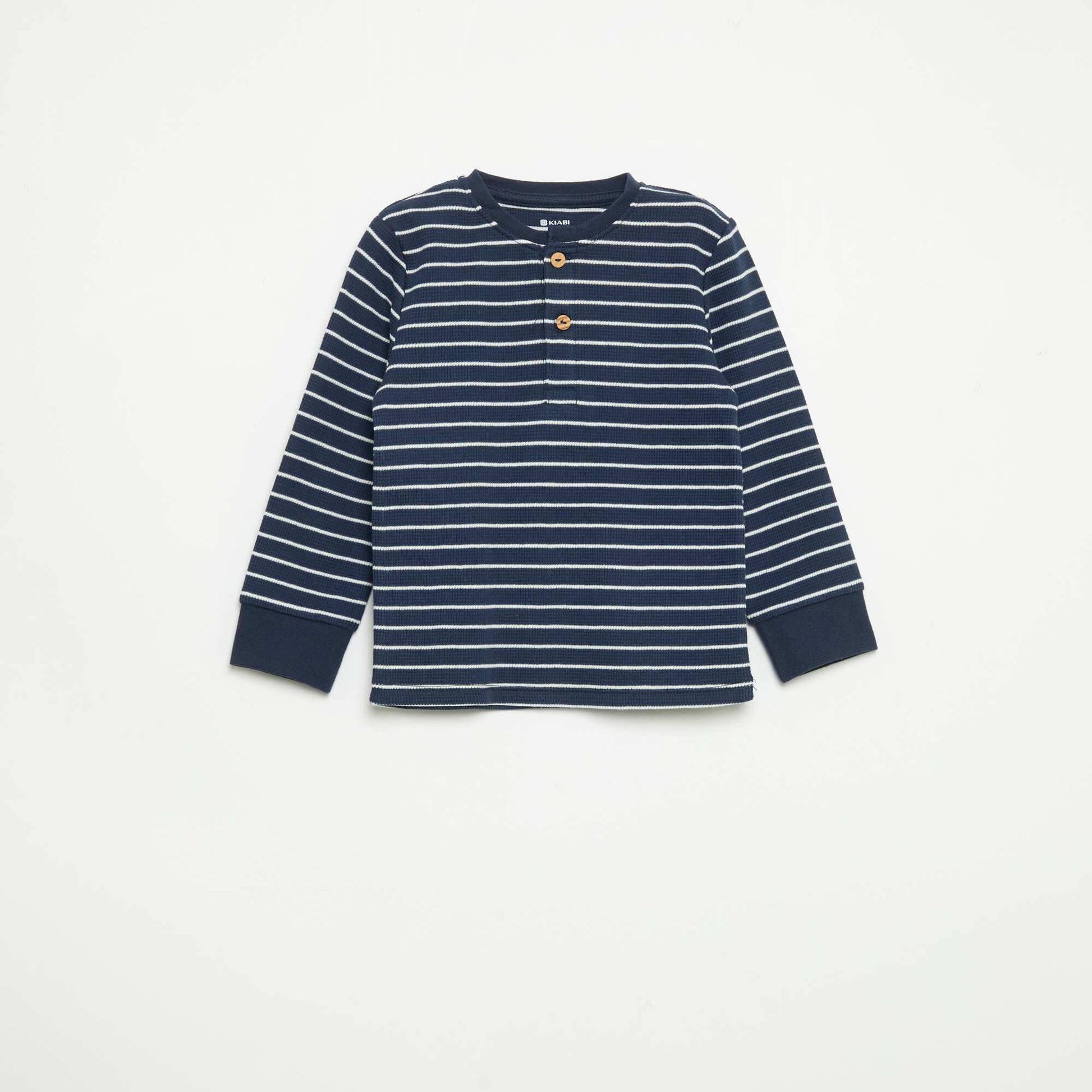 2-piece Pajamas - Long-sleeved T-shirt + Pants BLUE