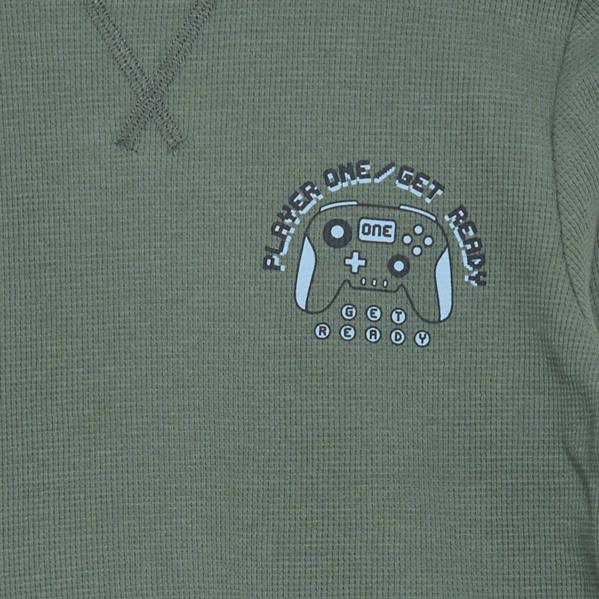 2-piece pyjamas - Long-sleeved T-shirt + trousers GREEN