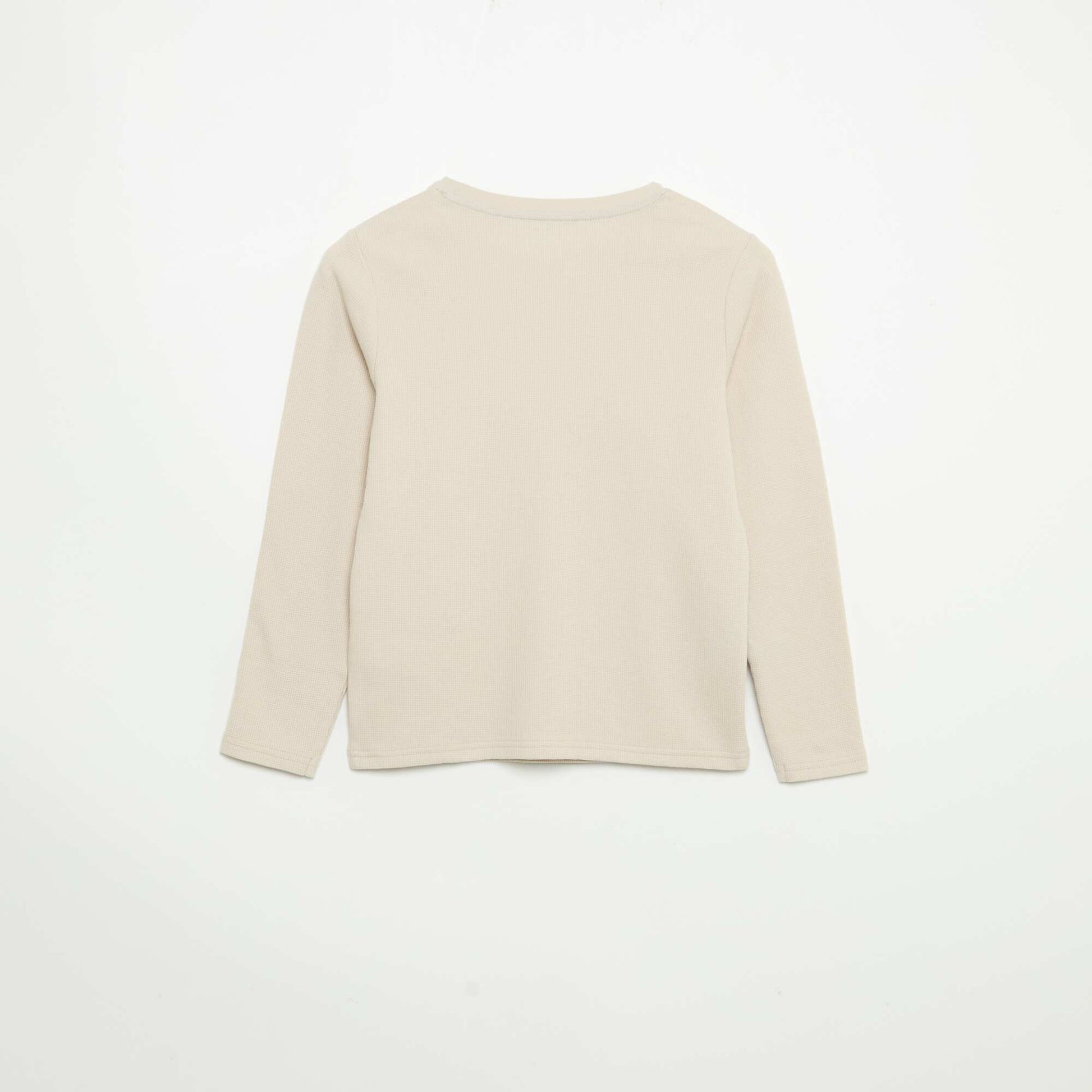 2-piece pyjamas - Long-sleeved T-shirt + trousers GREY