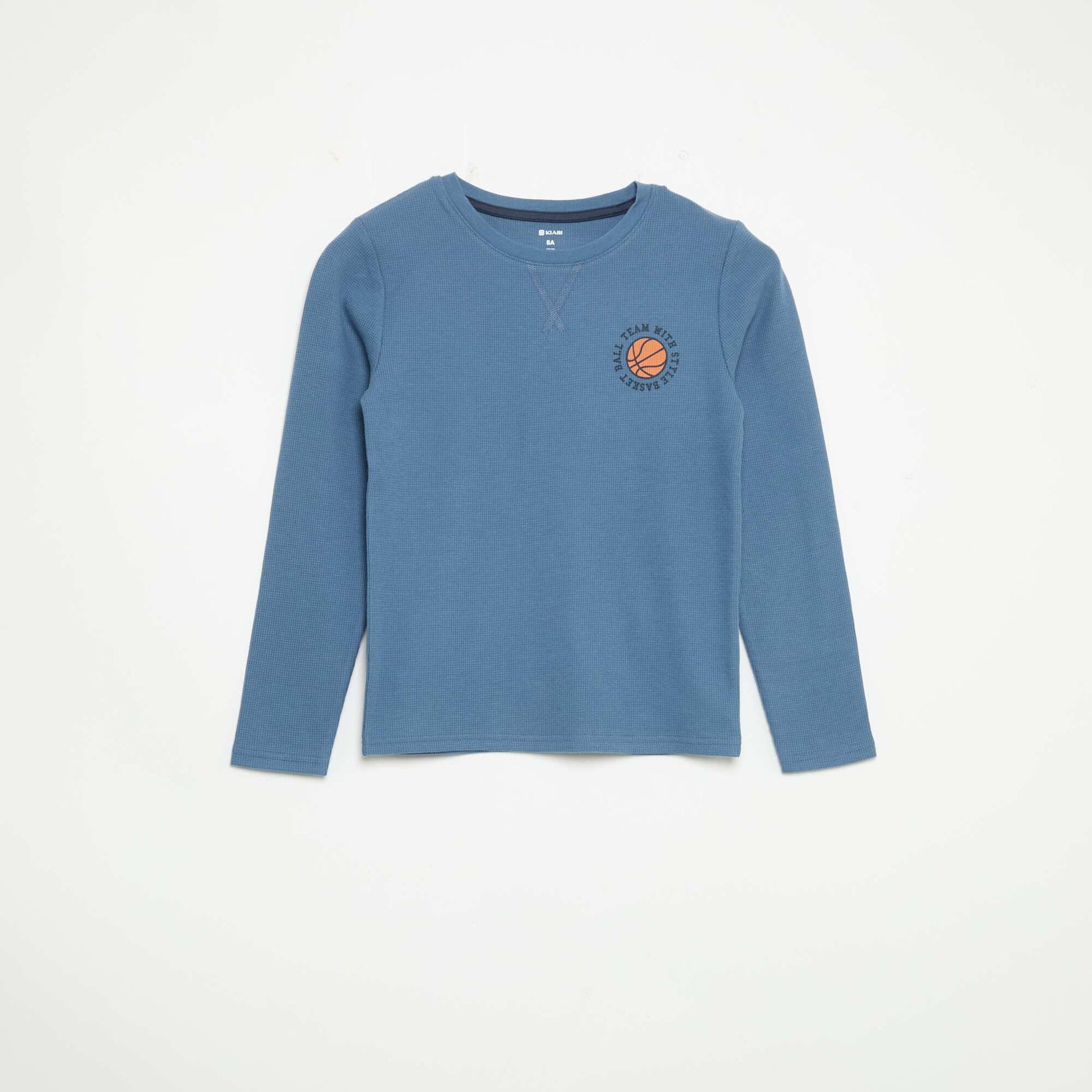 2-piece pyjamas - Long-sleeved T-shirt + trousers BLUE