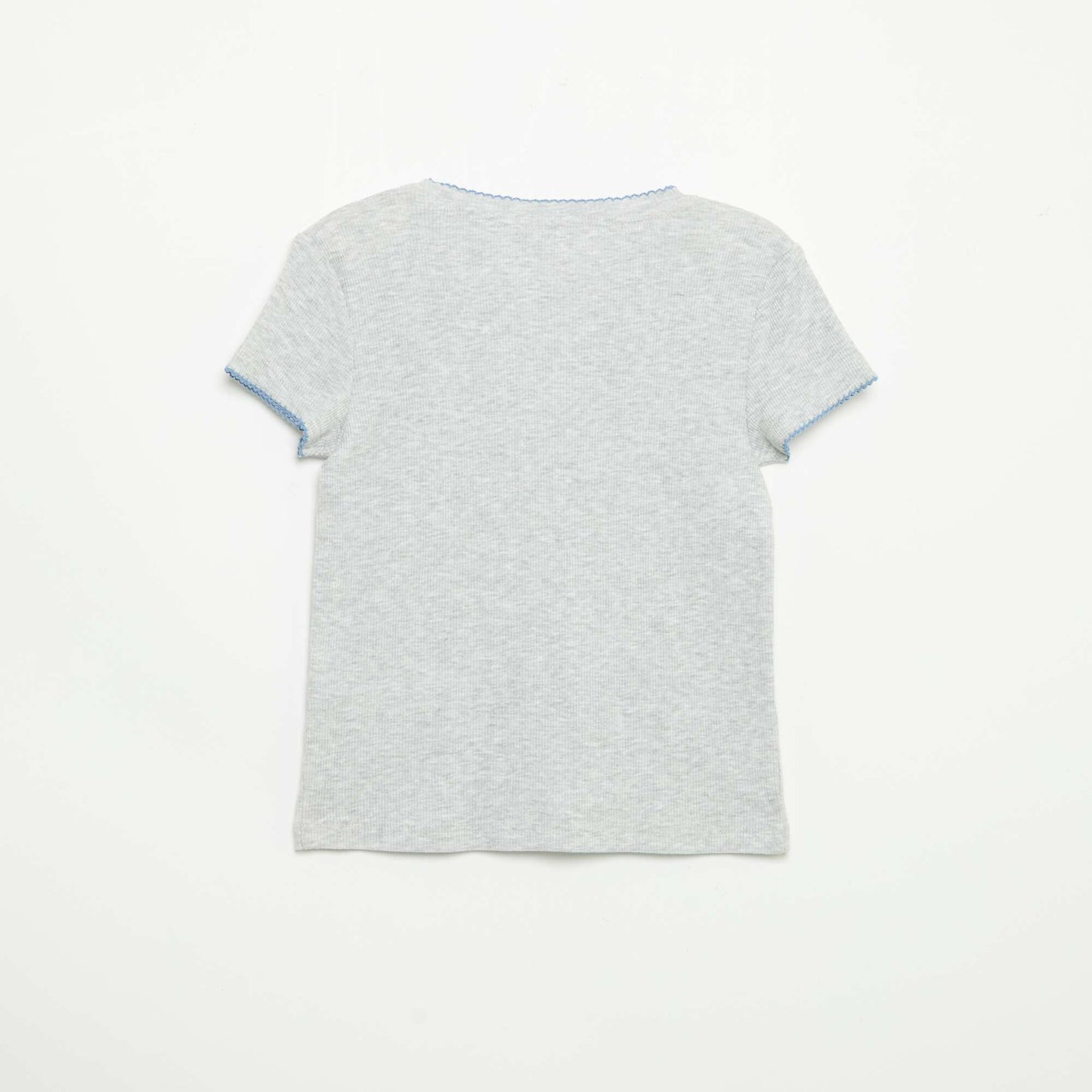 2-Piece Pajamas - Short-Sleeved T-shirt + Striped Pants BLUE