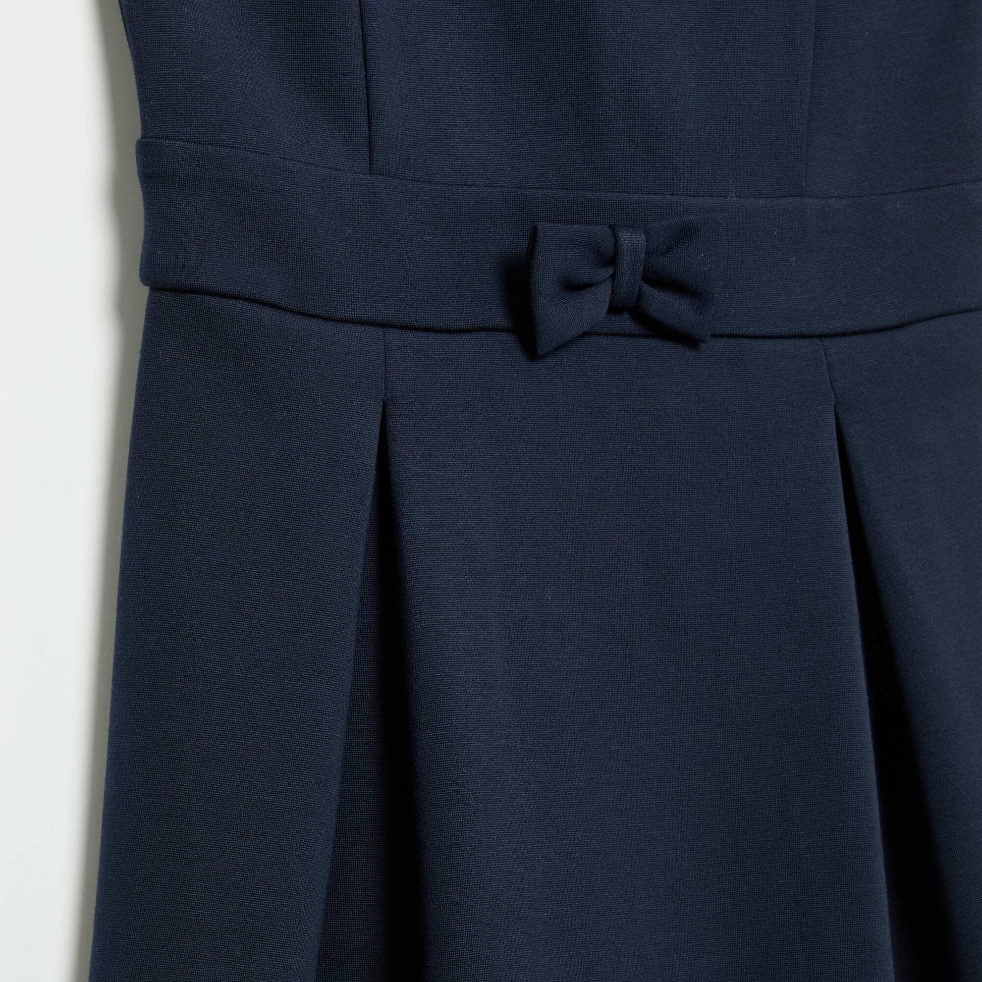 Sleeveless Fit-and-Flare Dress BLUE
