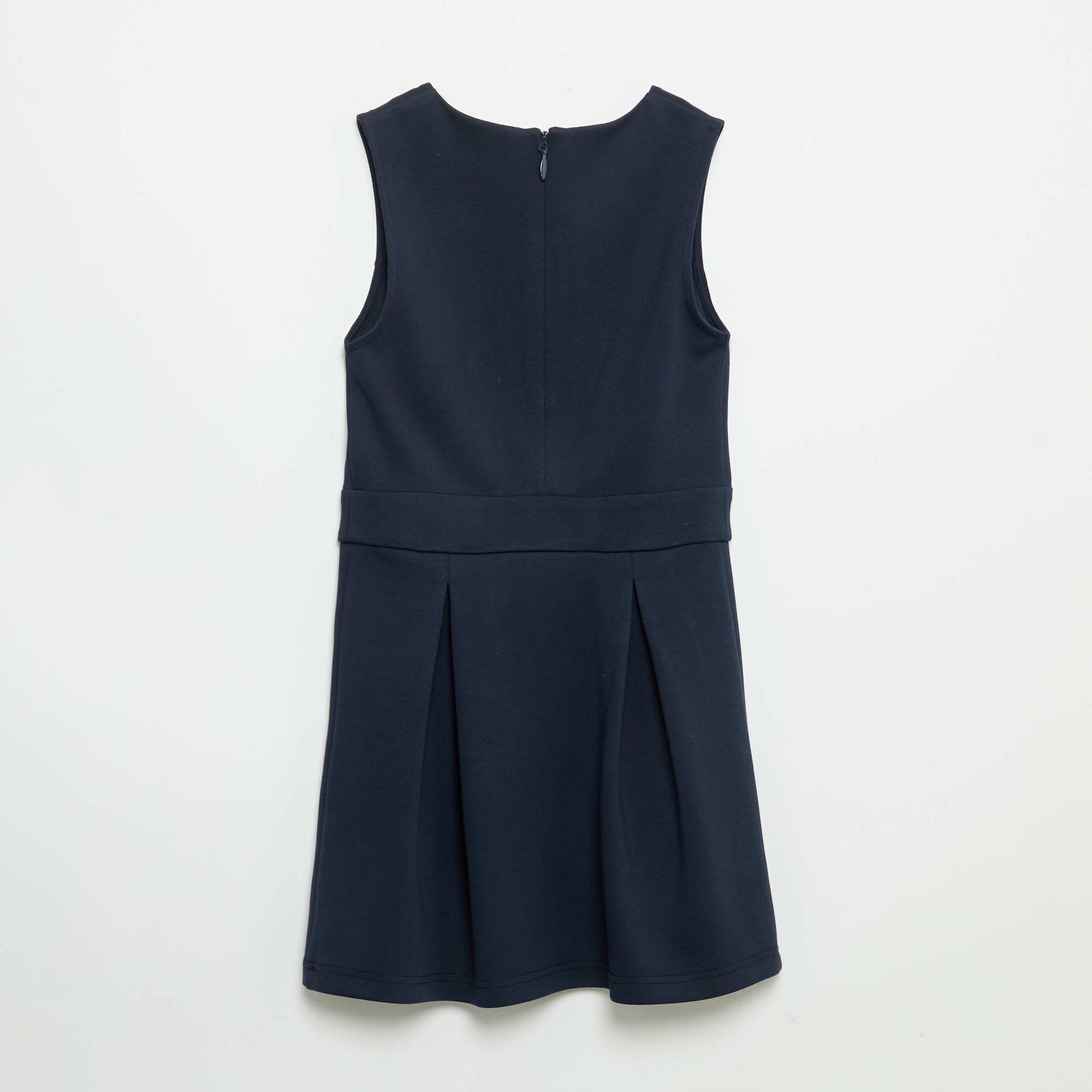 Sleeveless Fit-and-Flare Dress BLUE