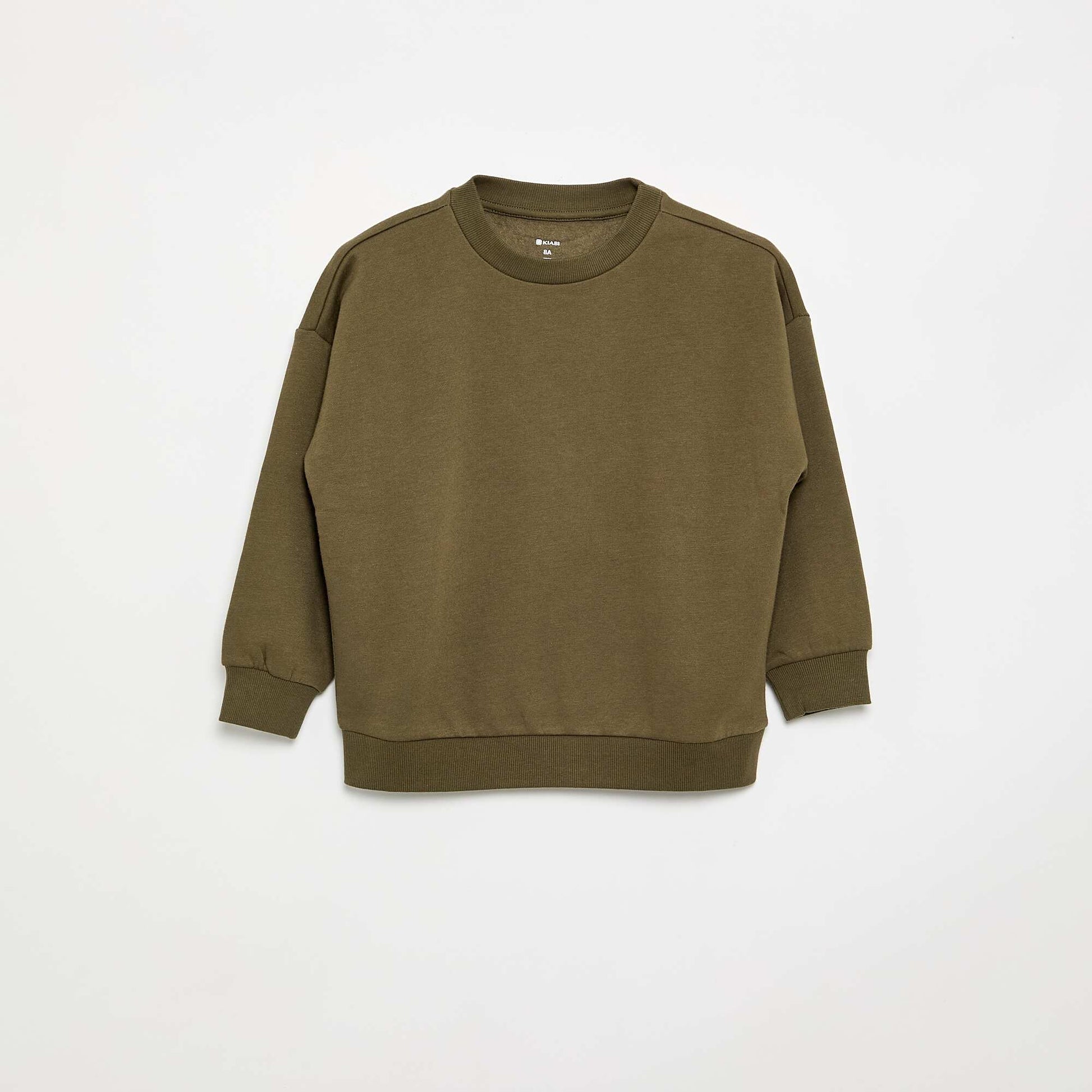 Set of 2 Plain Sweatshirts KHAKI