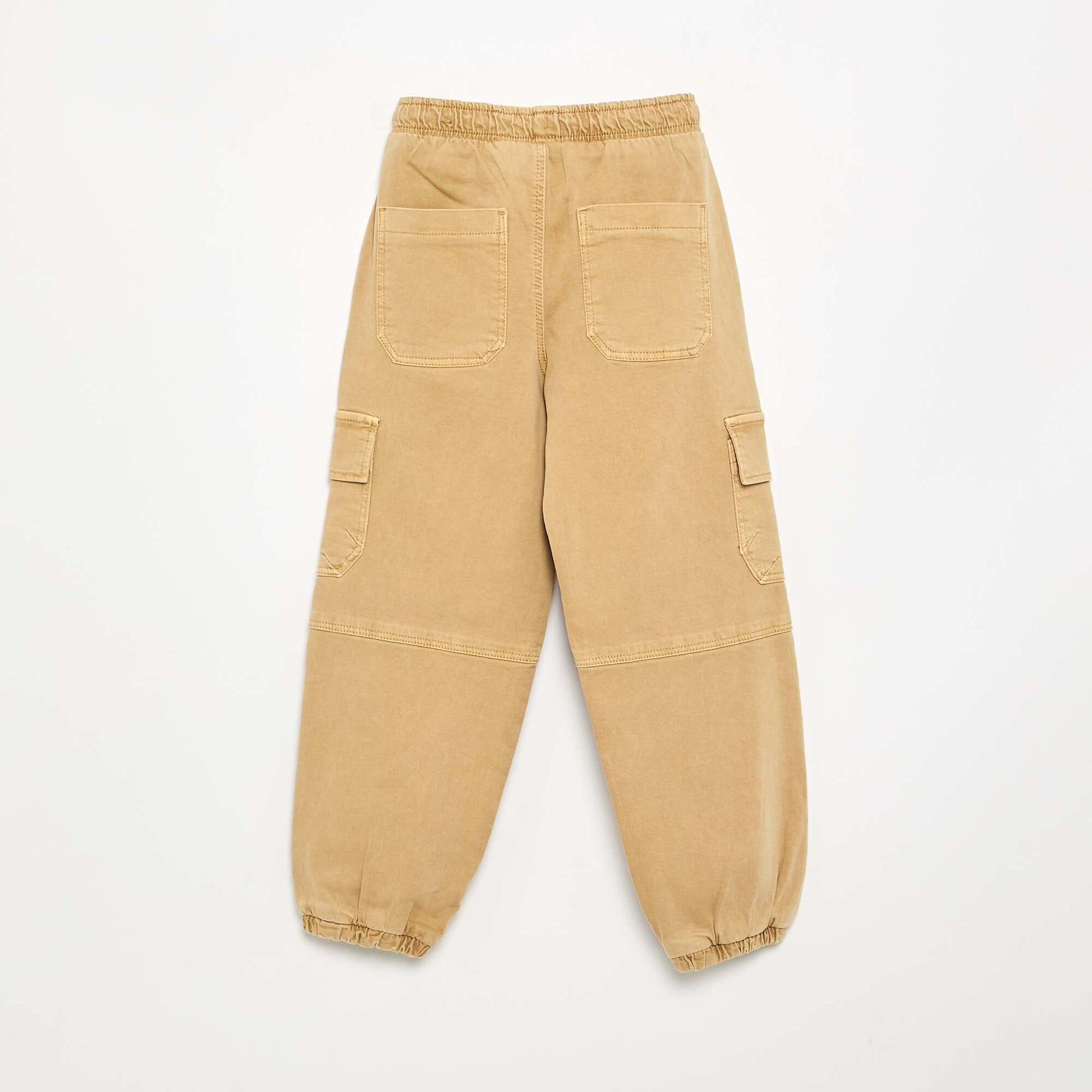 Jogger-style trousers BEIGE