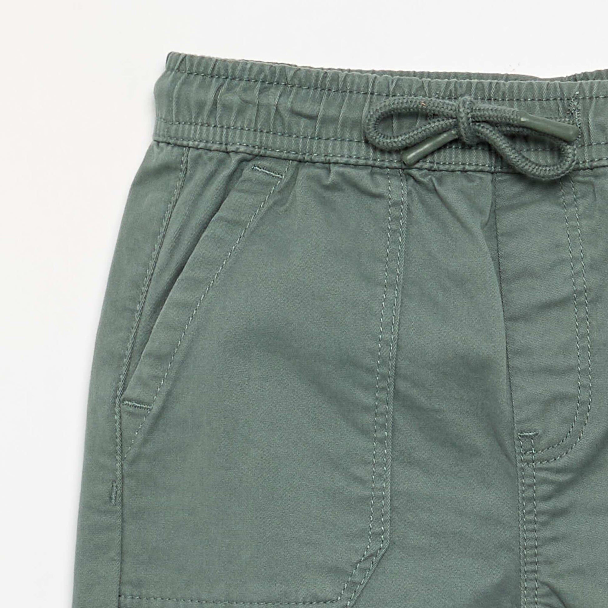 Drawstring Jogger Pants GREEN