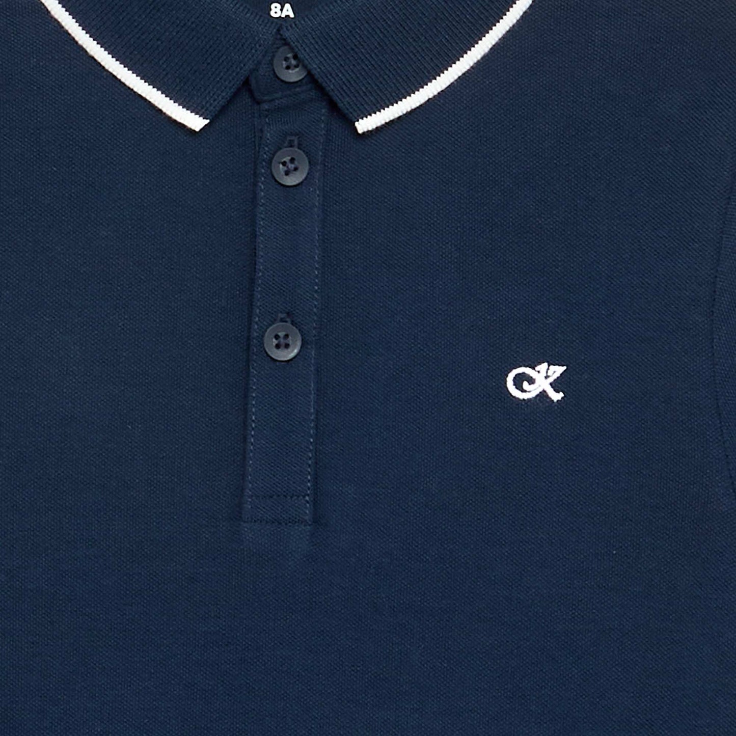 Long-sleeved polo shirt BLUE