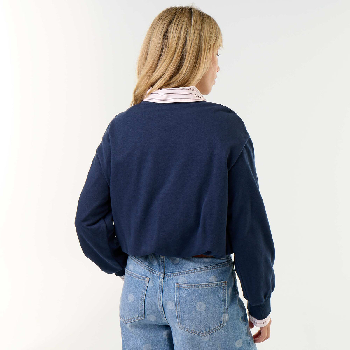 Balloon French Terry Sweatshirt BLUE