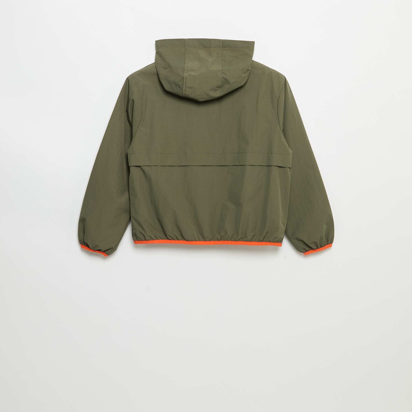 Hooded Windbreaker Jacket KHAKI