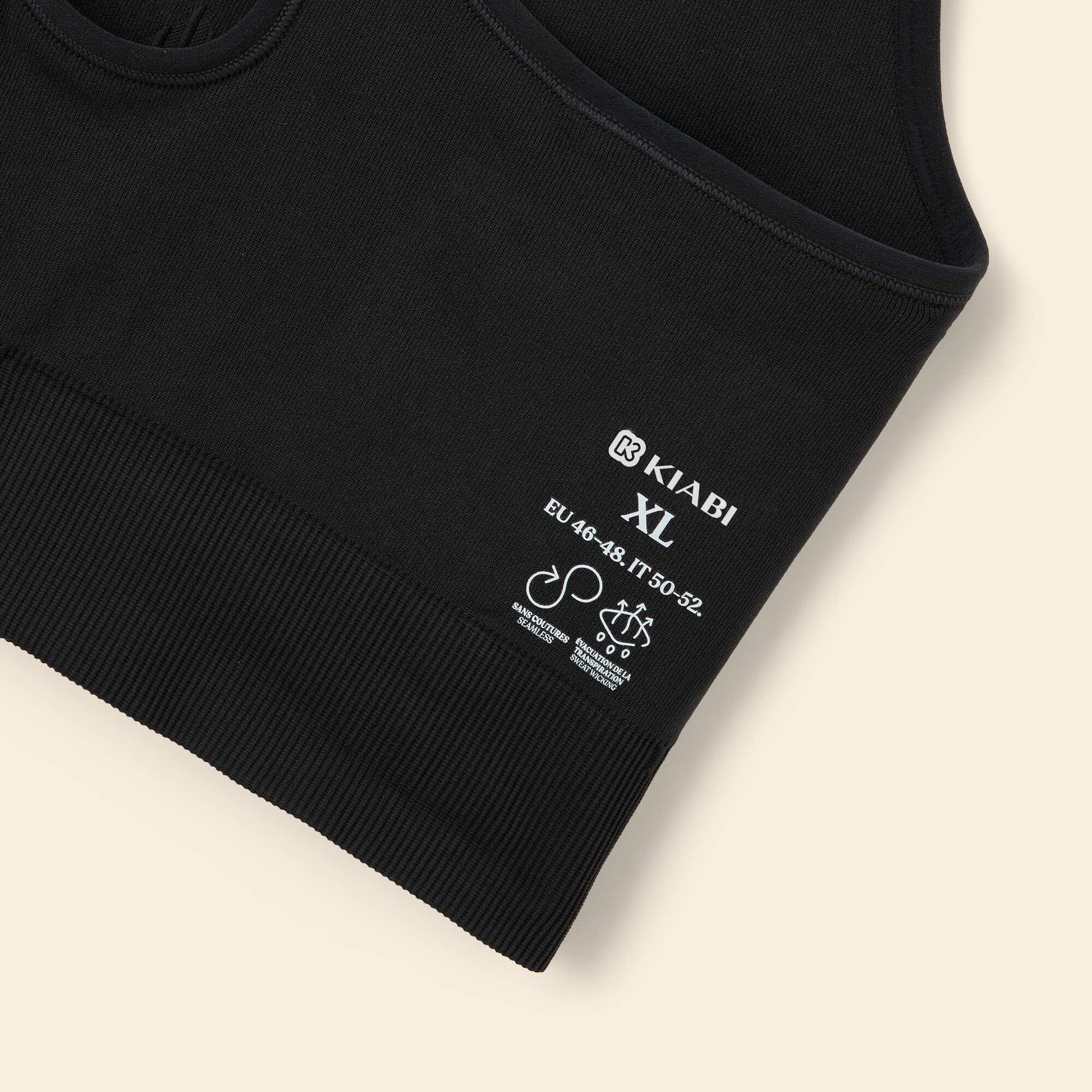 Seamless Sports Bra BLACK