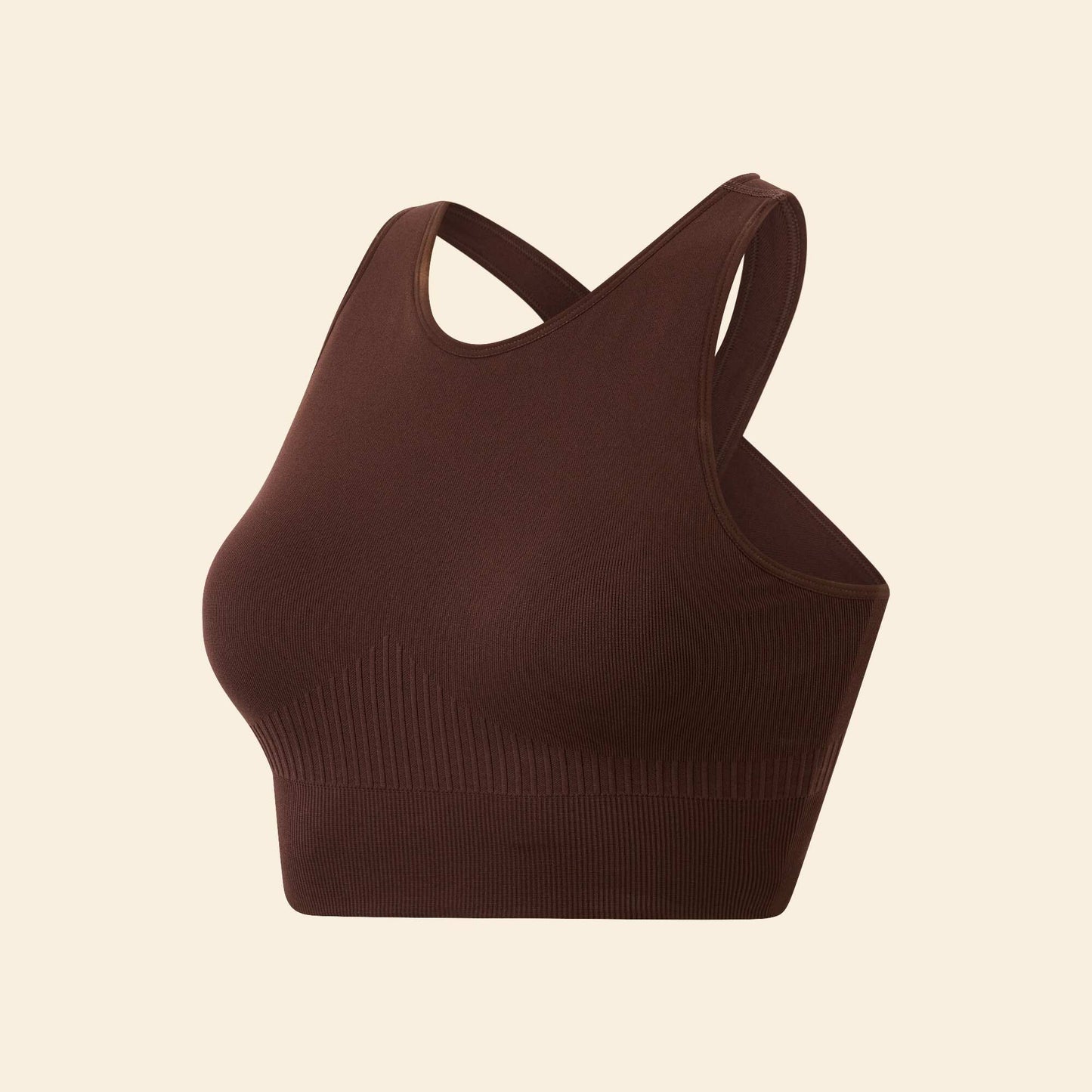 Seamless Sports Bra BROWN