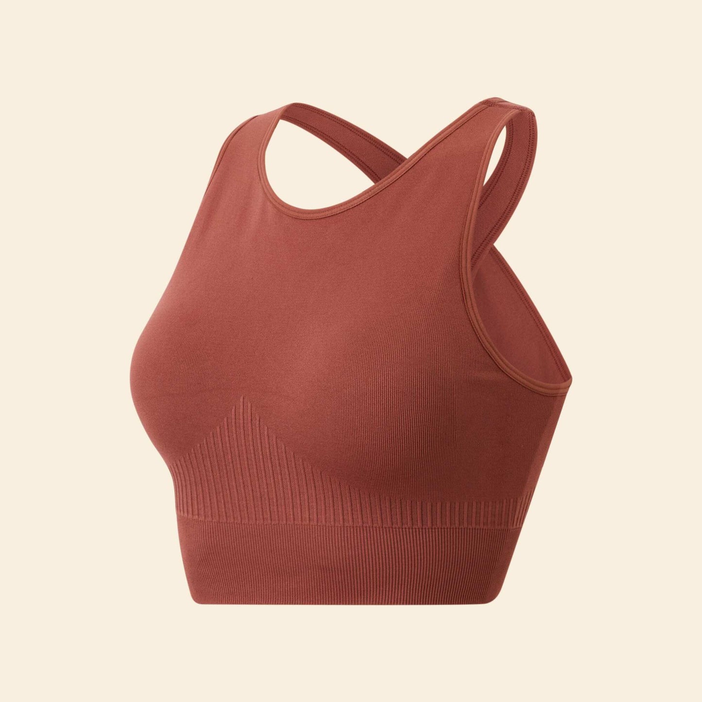 Seamless Sports Bra BROWN