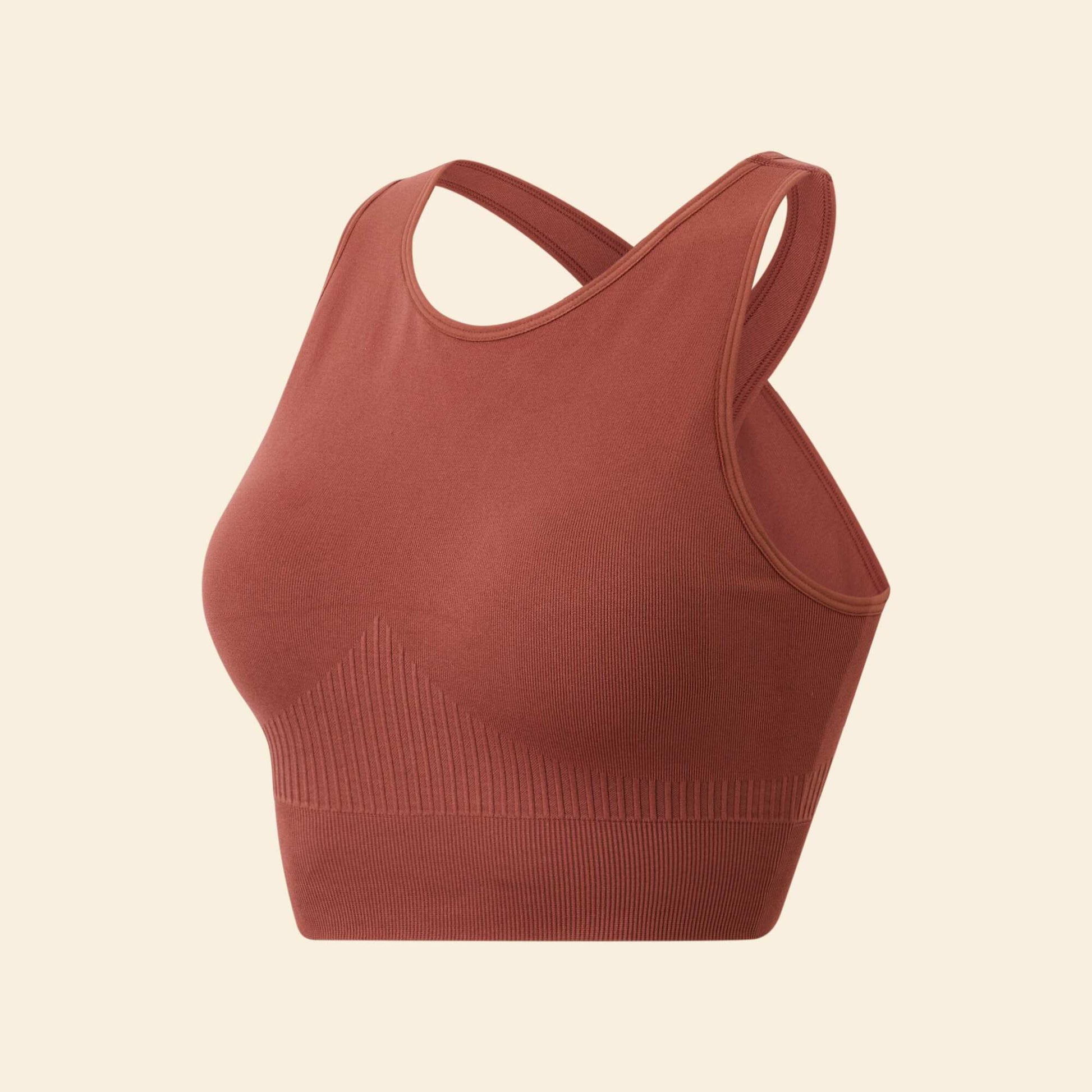 Seamless Sports Bra BROWN