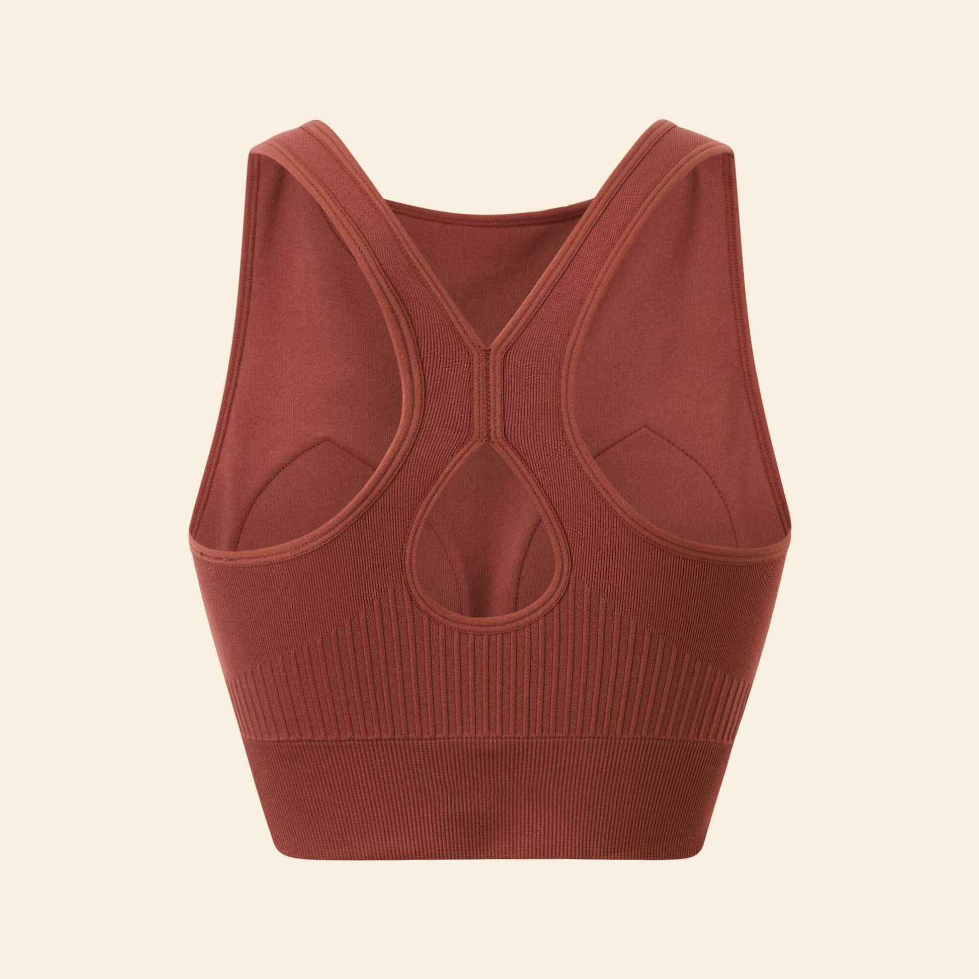 Seamless Sports Bra BROWN