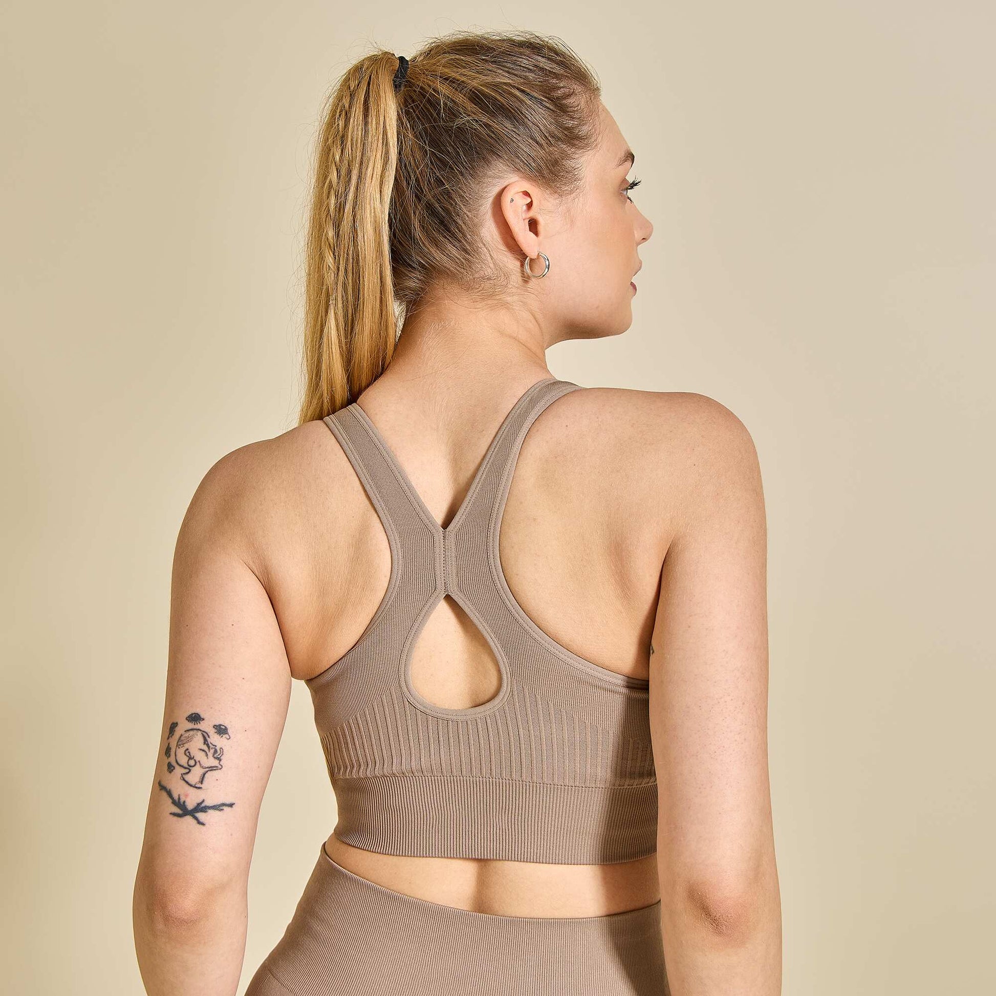 Seamless Sports Bra BEIGE