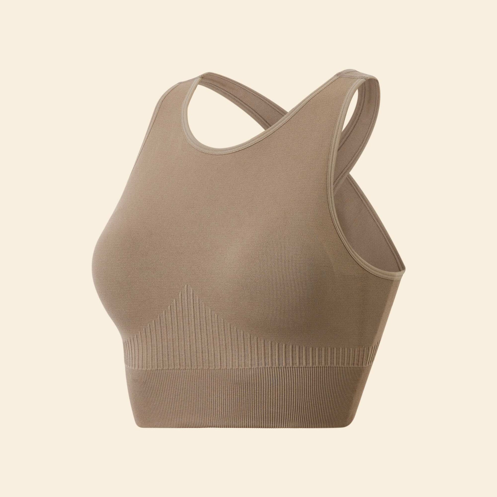 Seamless Sports Bra BEIGE