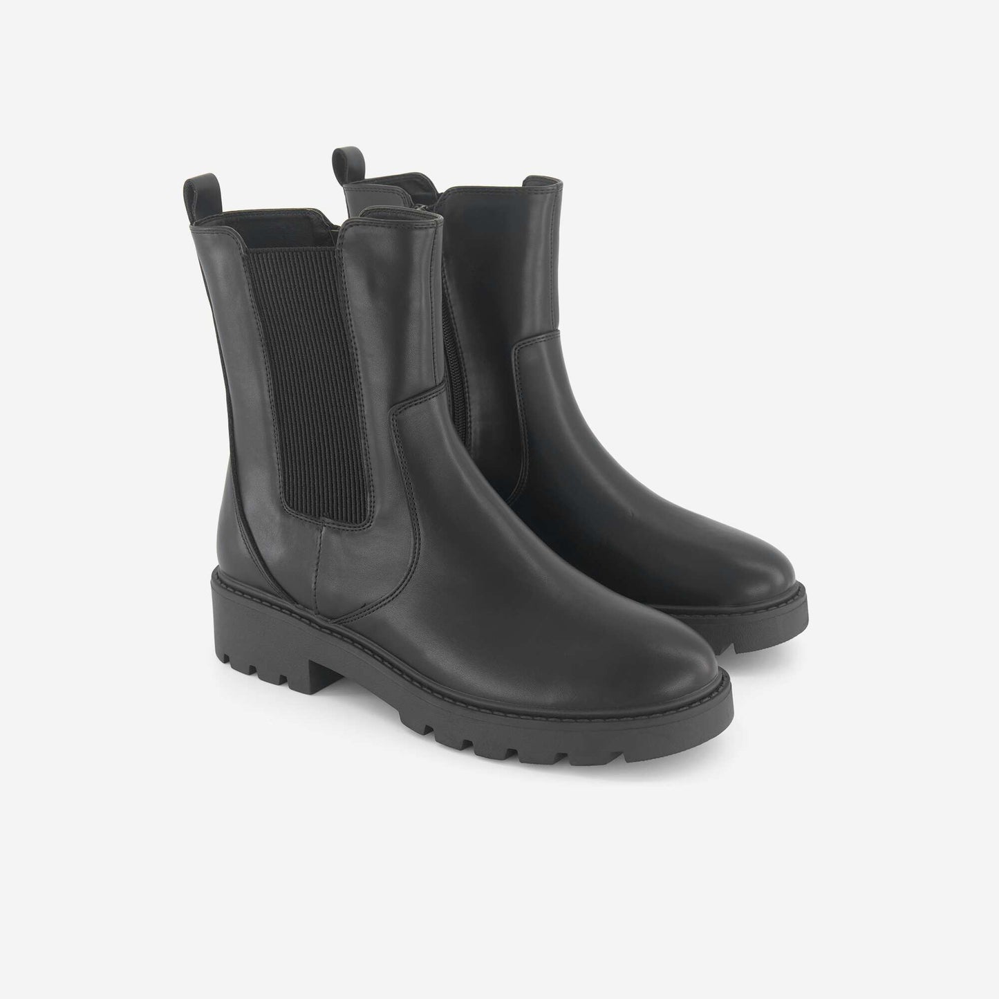 Flat boots BLACK