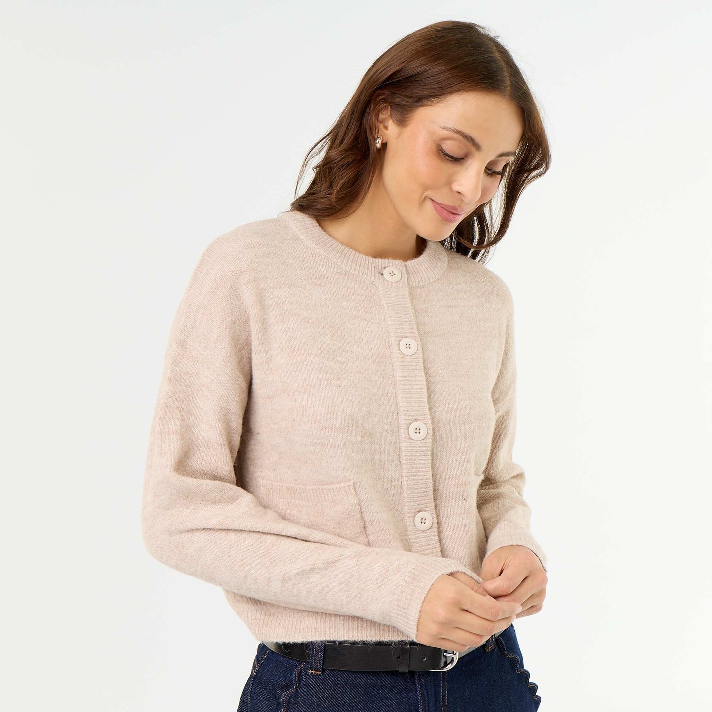Knitted Cardigan BEIGE