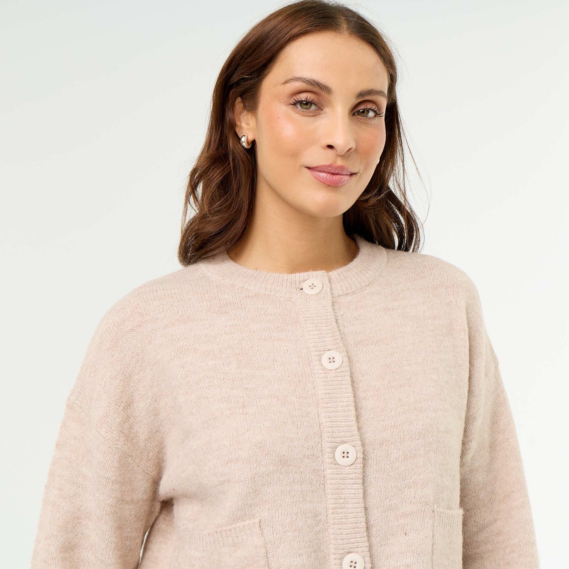 Knitted Cardigan BEIGE