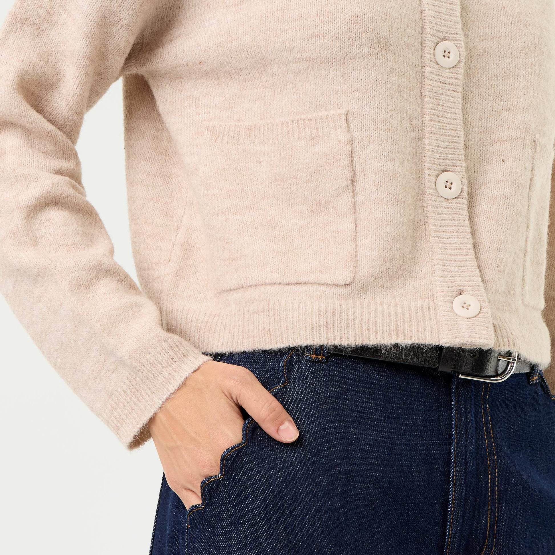 Knitted Cardigan BEIGE