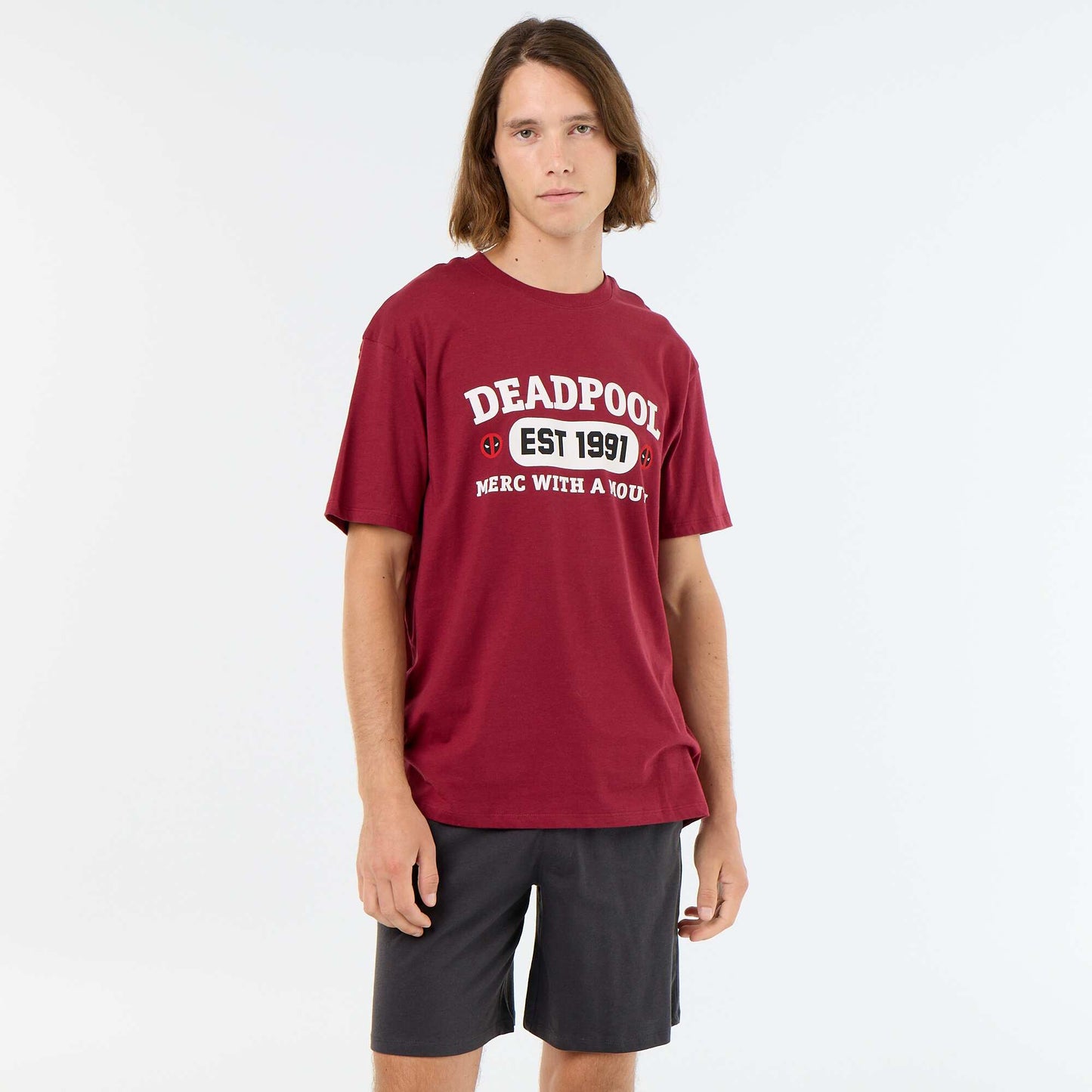 Marvel 2-piece short pajamas RED