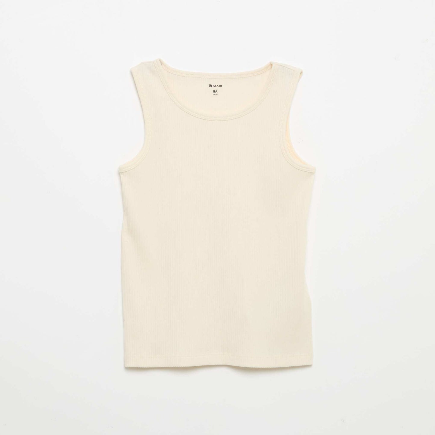 Pack of 2 Plain Ribbed Tank Tops GREEN