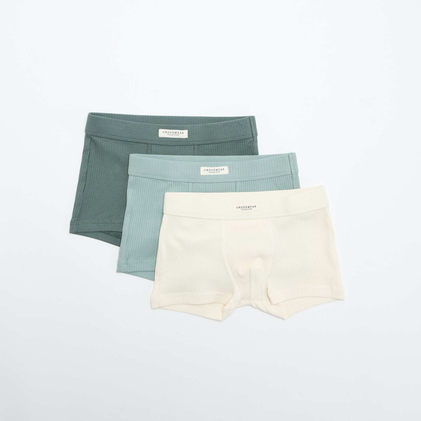 Pack of 3 Plain Boxers GREEN