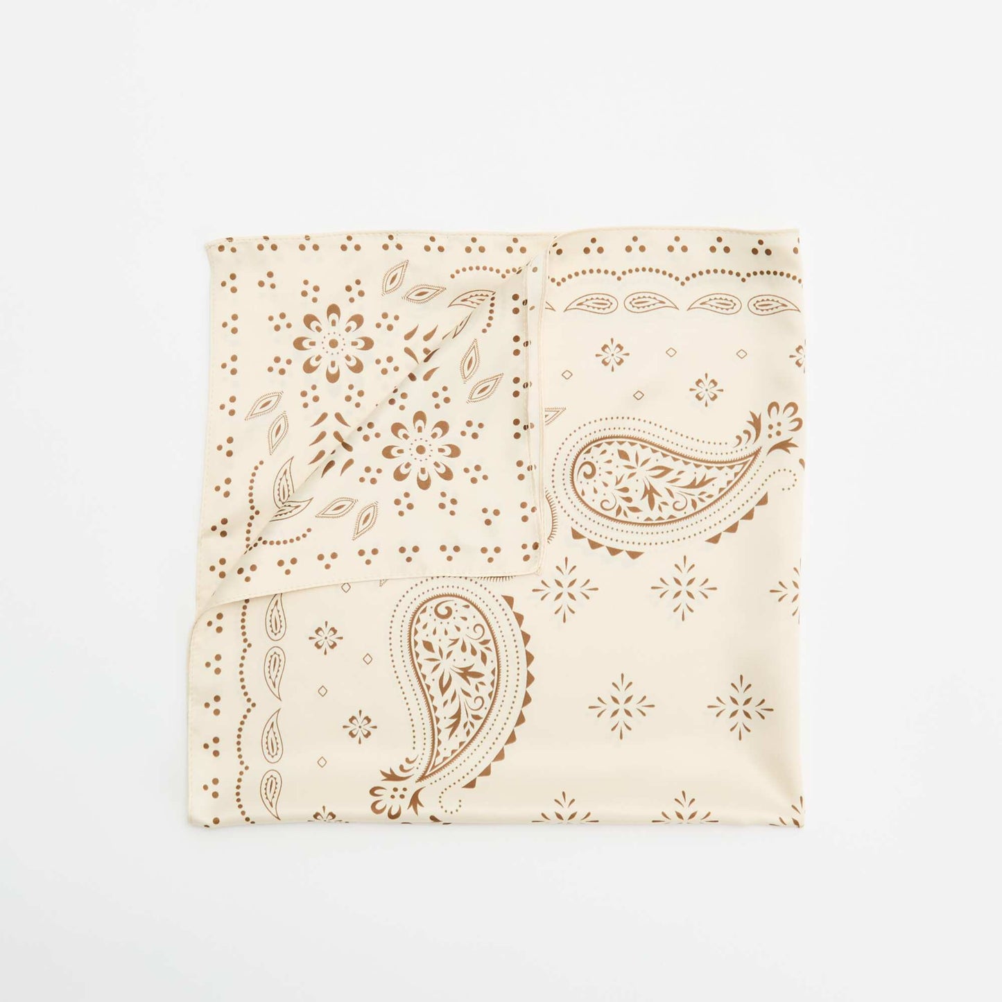 Patterned Scarf BEIGE