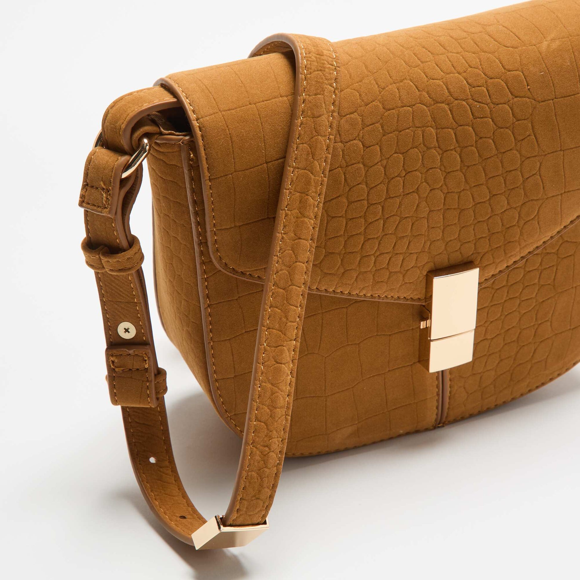 Suedette Handbag BEIGE