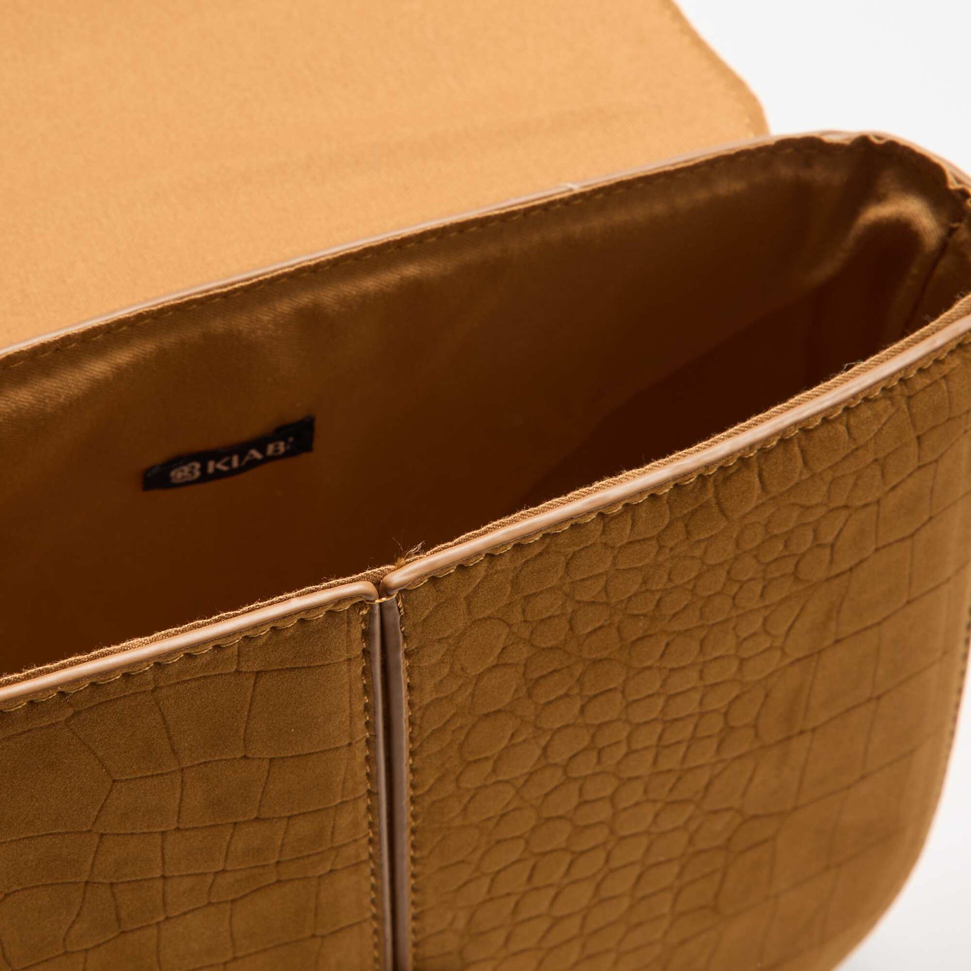 Suedette Handbag BEIGE