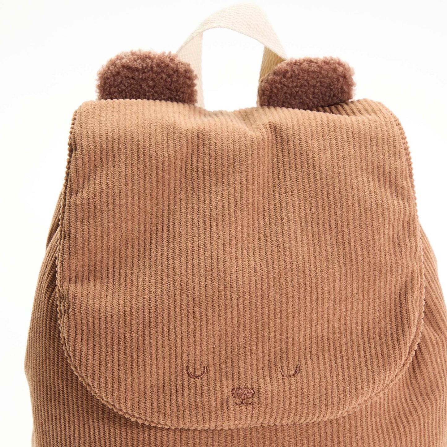 Animal-Look Backpack with Ears BROWN