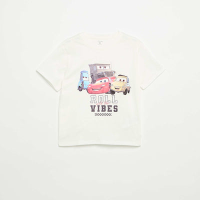 T-shirt \'Cars\' \'Disney\' \'Pixar\' WHITE