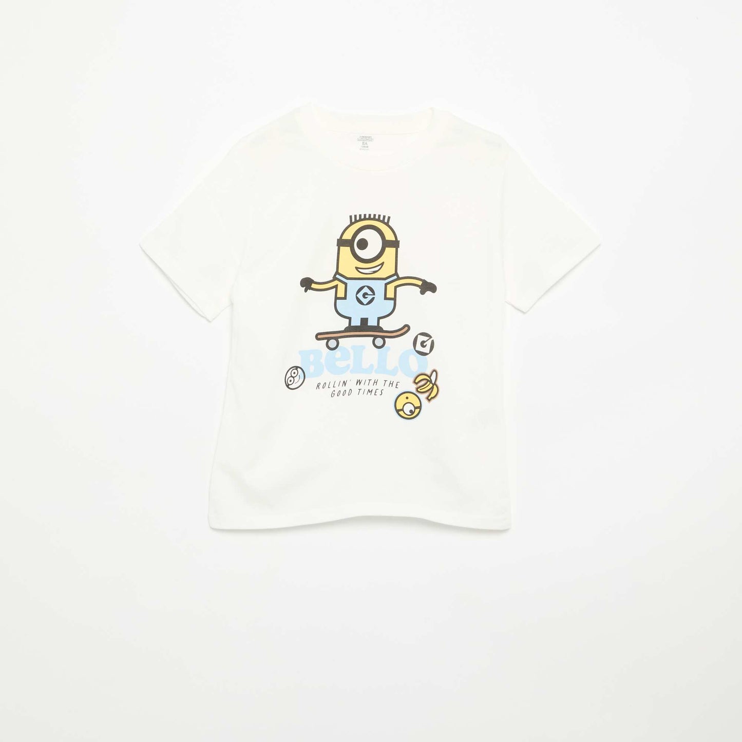 Short-sleeved 'Minions' T-shirt WHITE