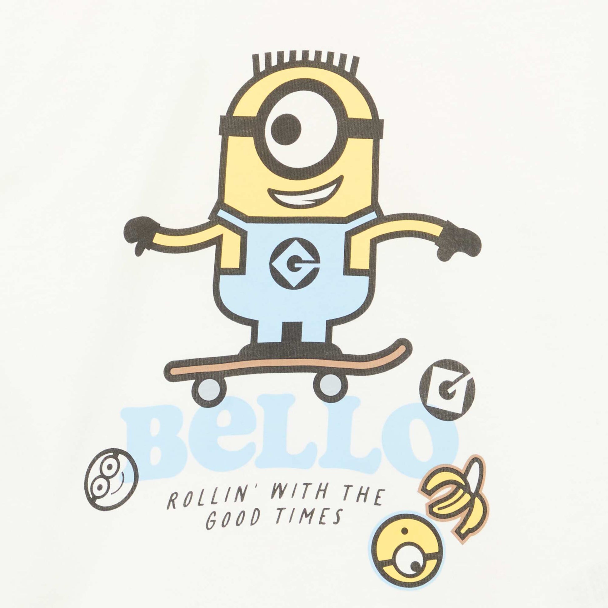 Short-sleeved 'Minions' T-shirt WHITE